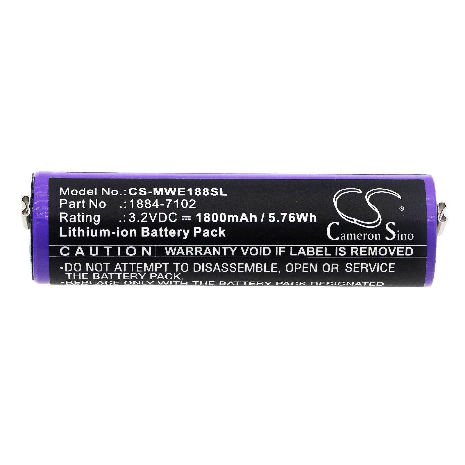 Batteri til barbermaskine til Moser Ermila 1884, Ermila 1885, 1884 Li+Pro osv.