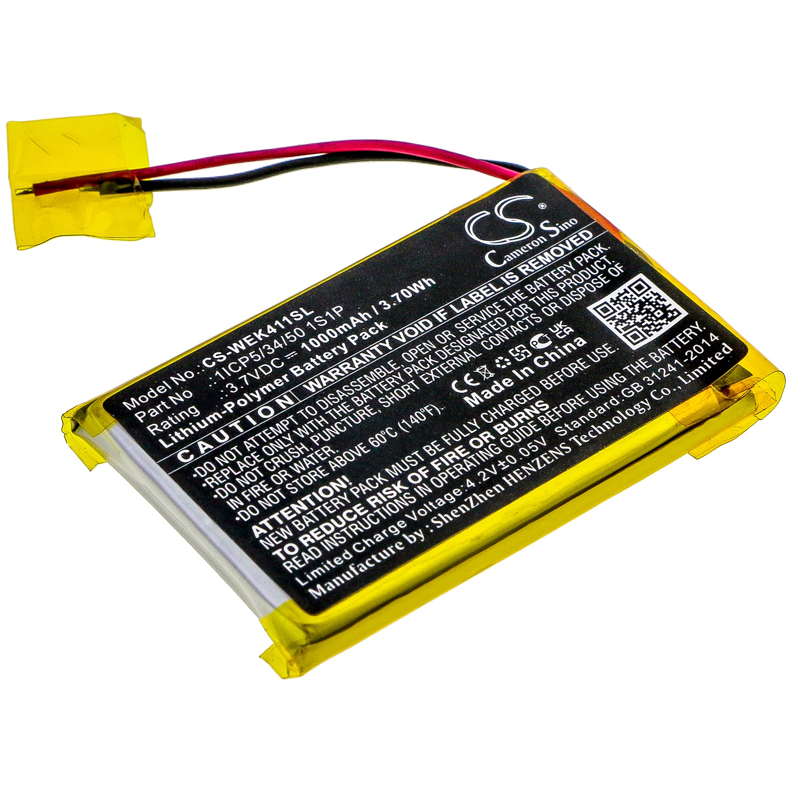 Batteri til fjernbetjening til Wacom Express Key Remote, ACK411050