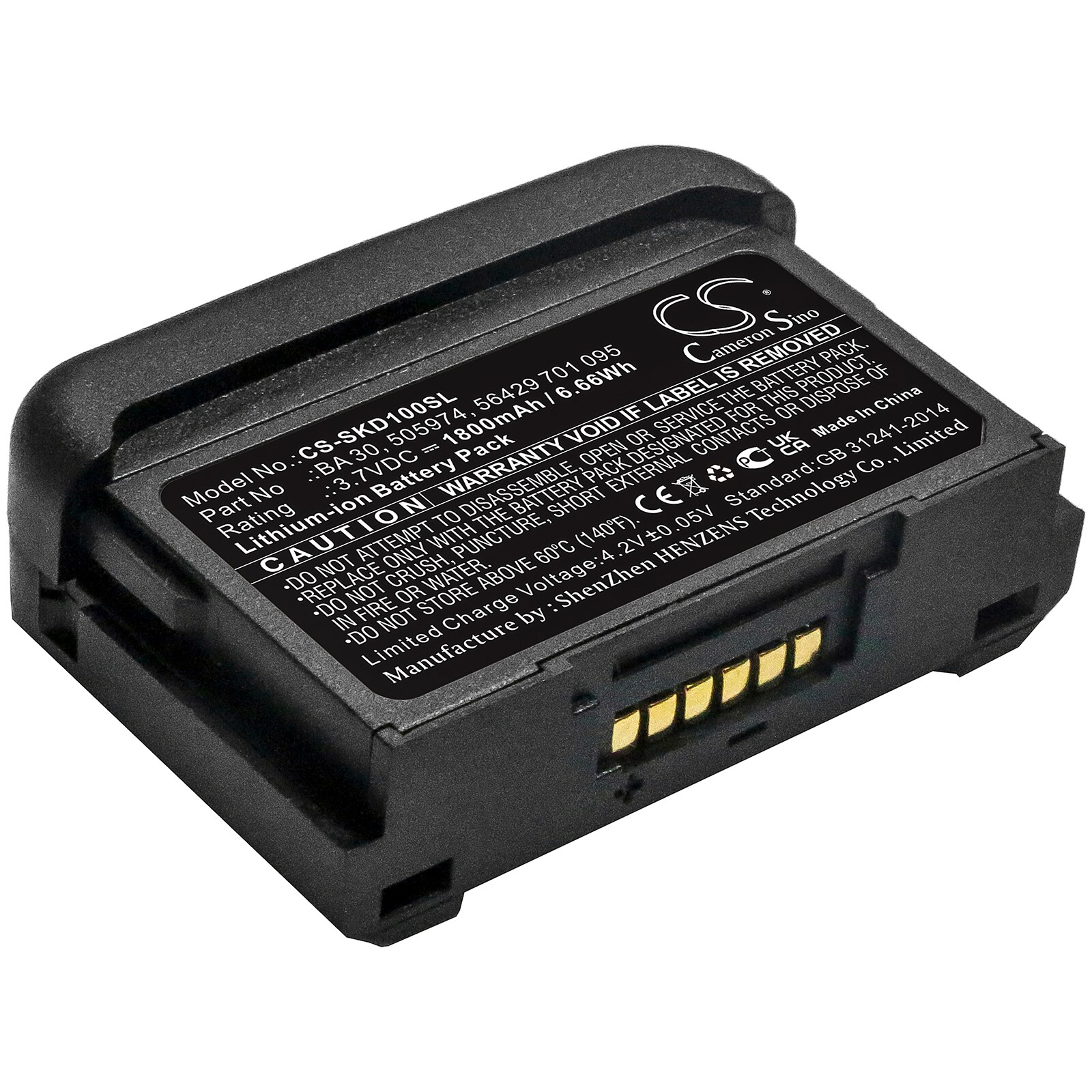 Batteri til Stage Monitor System til Sennheiser SK D1, AVX Bodypack Transmitter osv.
