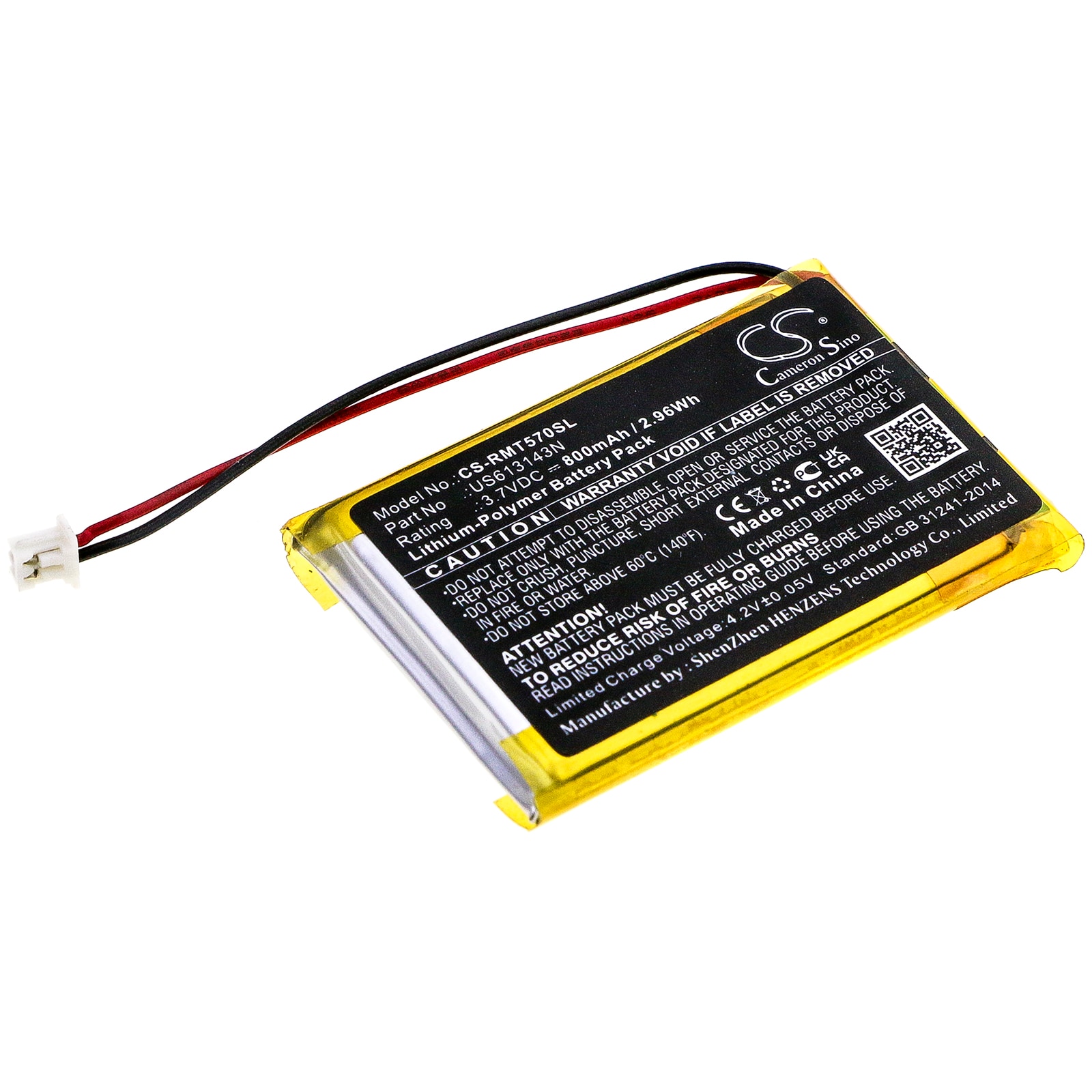 Batteri til tastatur, mus til Rapoo MT750L, MT750 Pro
