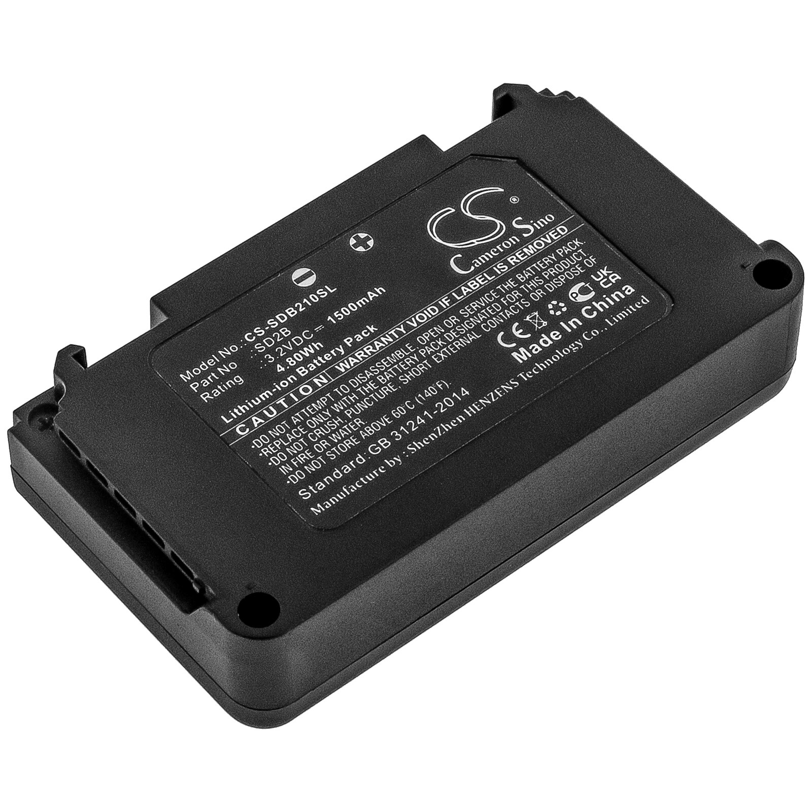Batteri til mikrofon til Sony MAMEN MD2, UWP-D21, UWP-D22 osv.