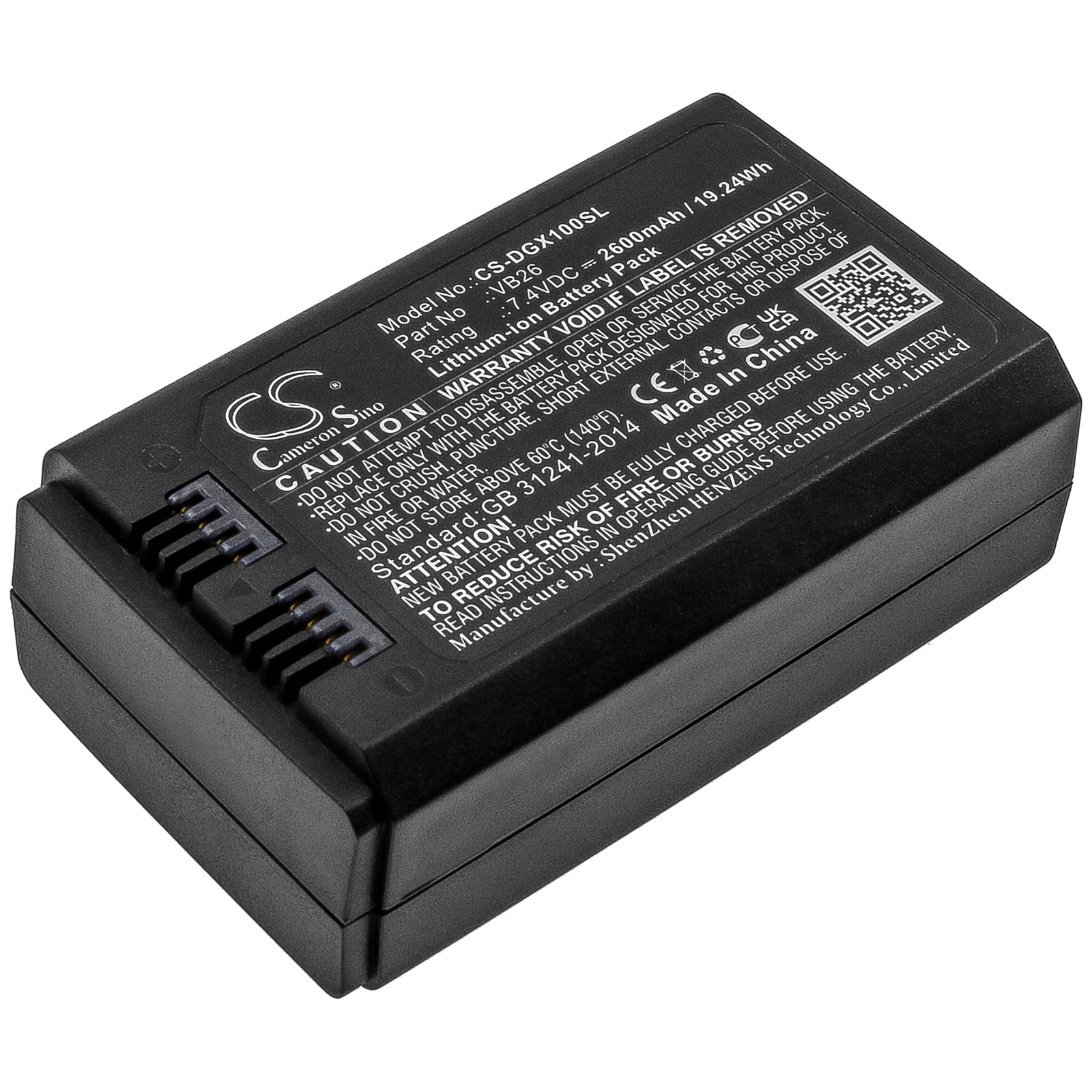 Batteri til stroboskopisk belysning til GODOX V1