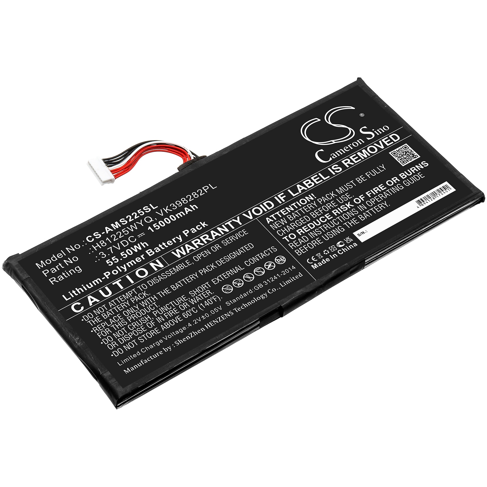 Batteri til diagnostisk scanner til Autel MaxiSys Elite