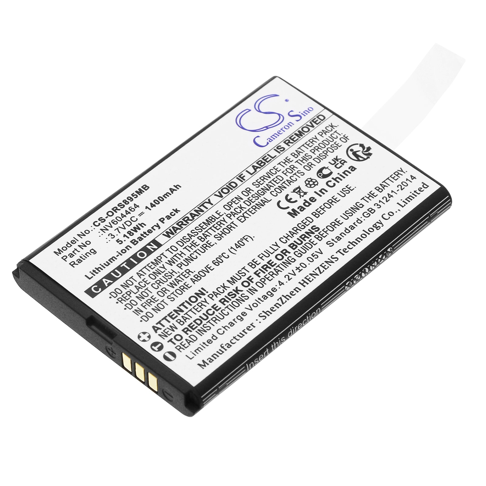 Batteri til BabyPhone til Lionelo Babyline 8.1