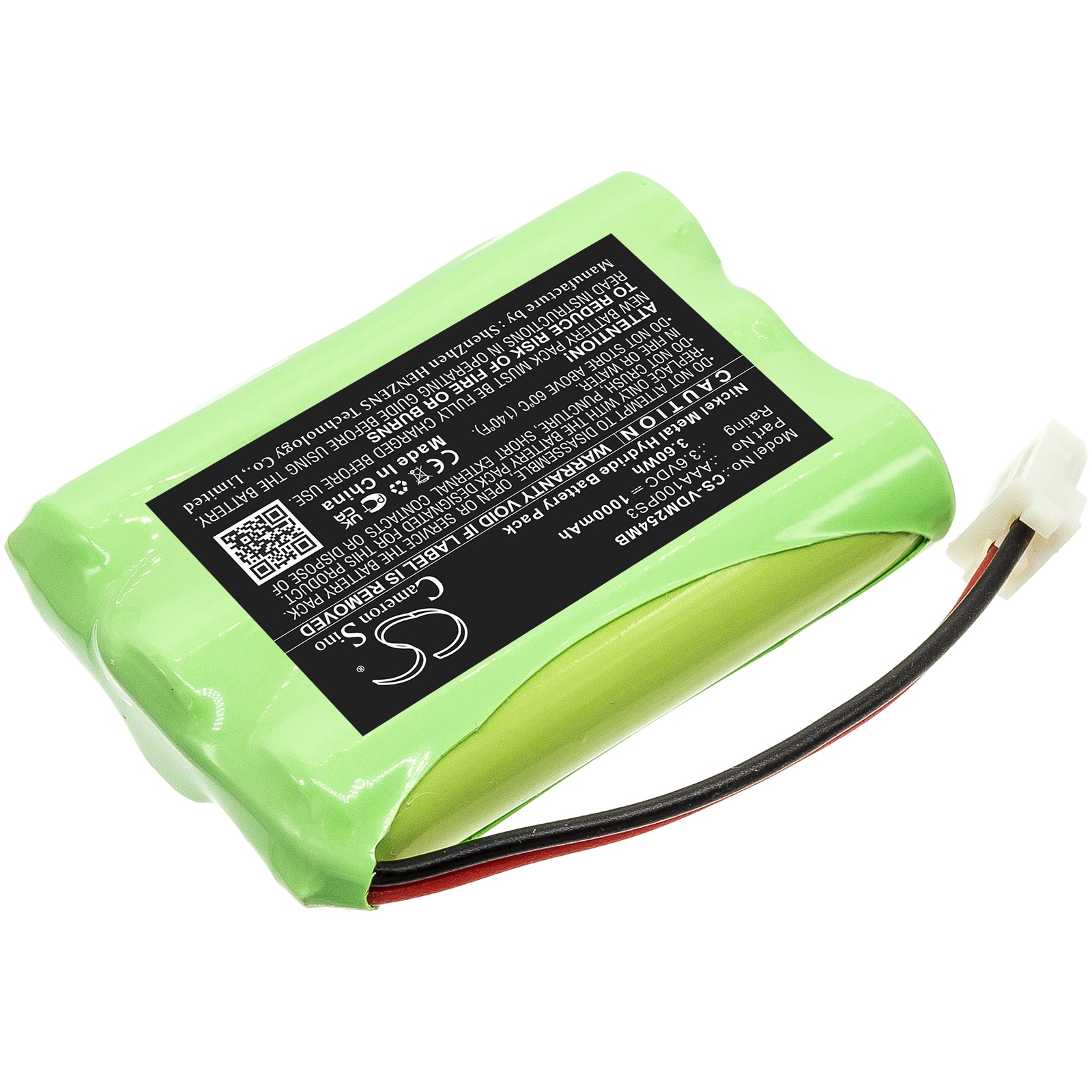 Batteri til BabyPhone til VTech VM311, VM311-13, VM311-2 og andre.
