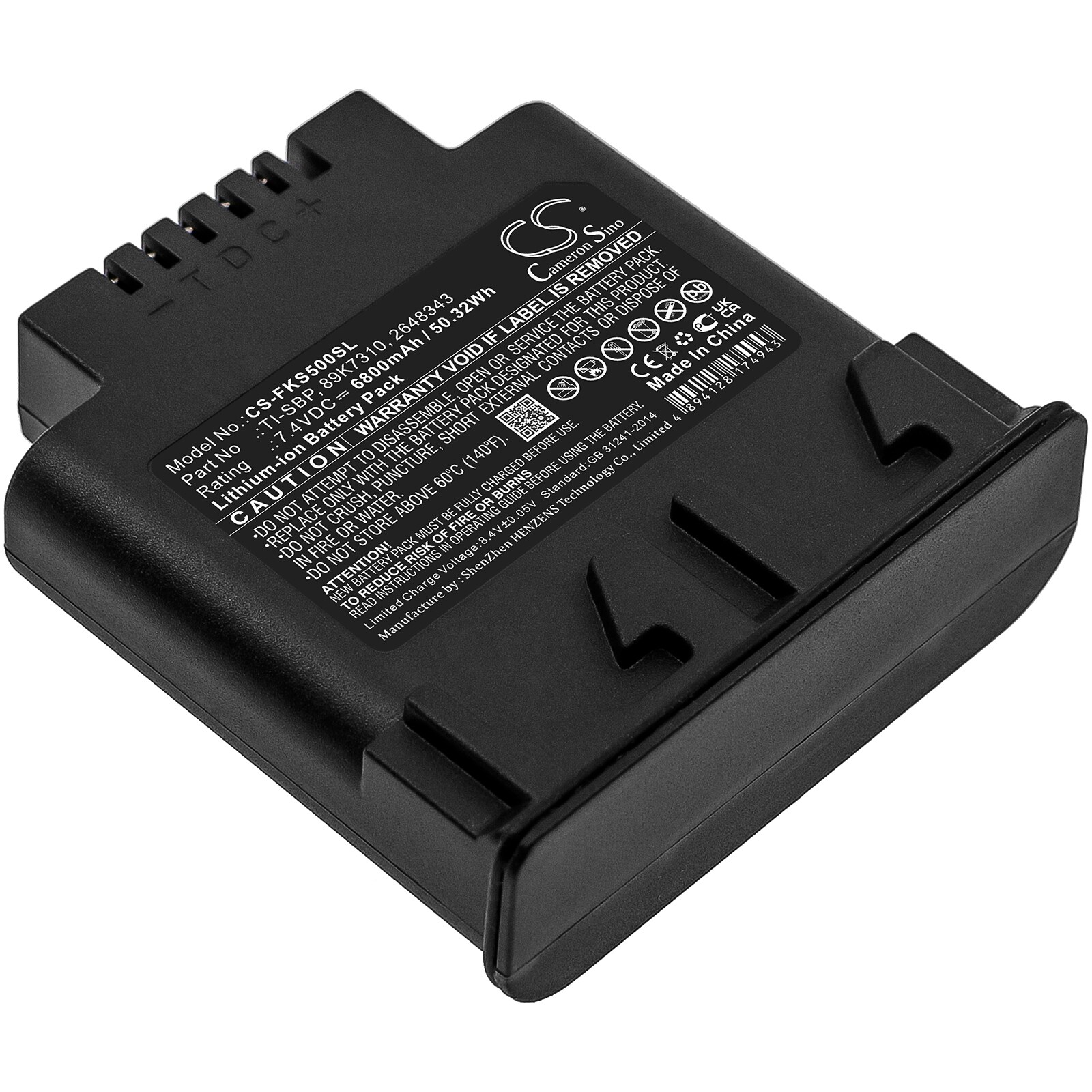 Batteri til varmebilledkamera til Fluke IR SMART, IR Flexcam, Ti50FT og andre
