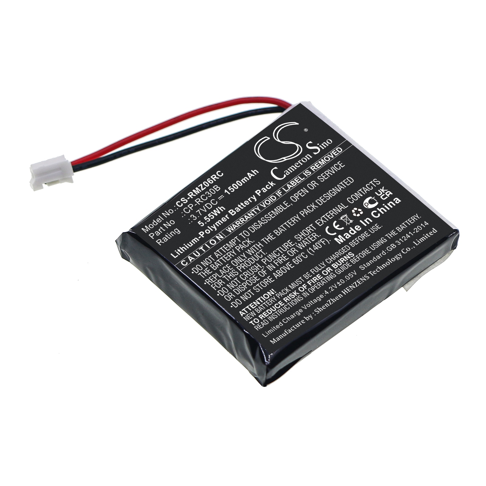 Batteri til tastatur, mus til RAZER Mamba RC30-013601, Mamba RC30-0027101