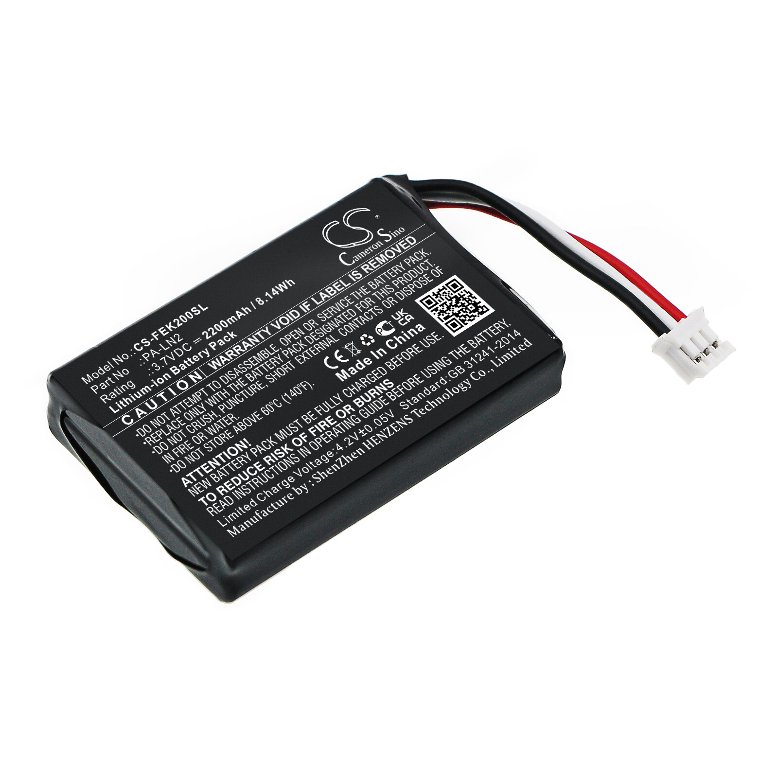 Batteri til batteripakke til Fey Elektronik PA-LN2