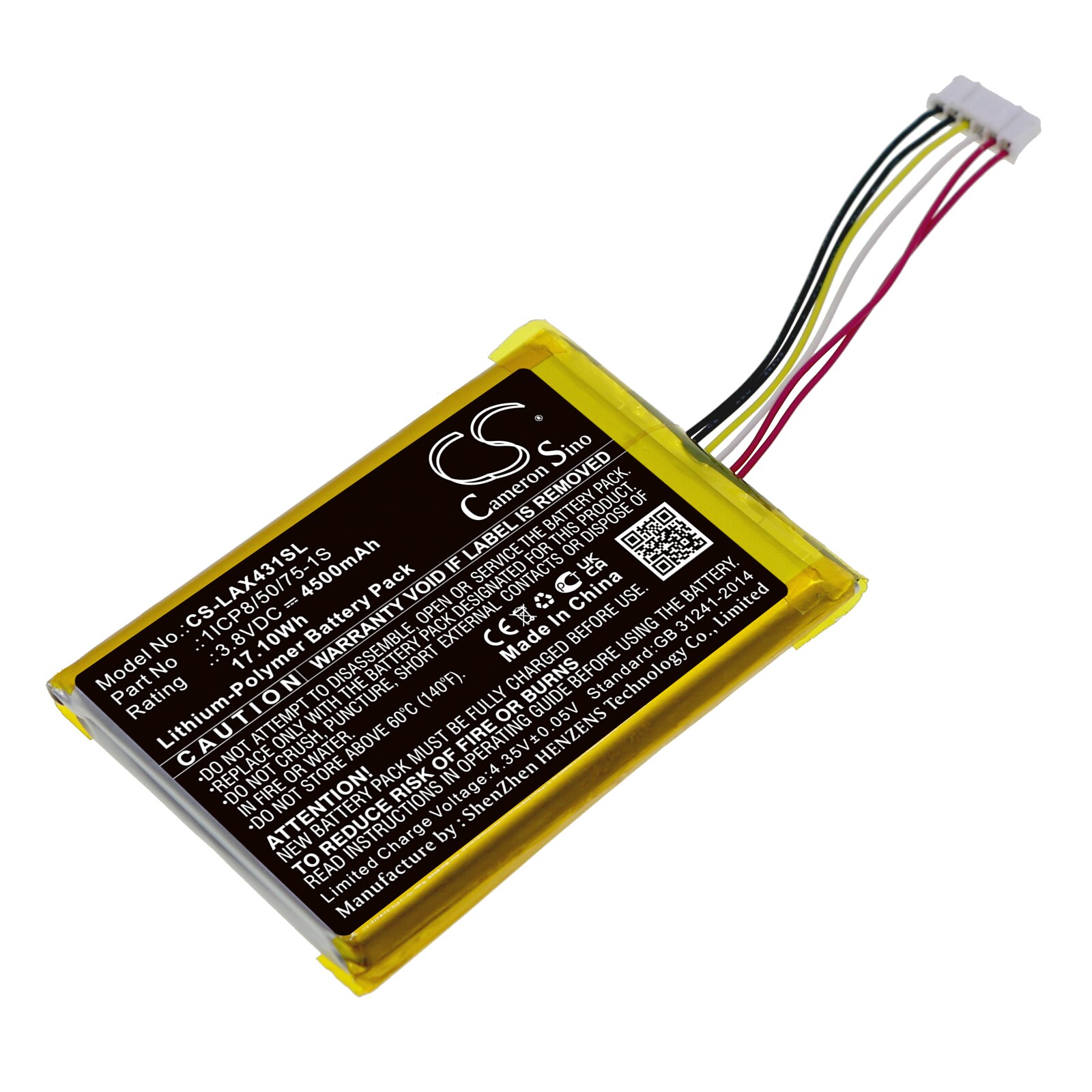 Batteri til diagnostisk scanner til Launch X431 Pro Mini V3.0