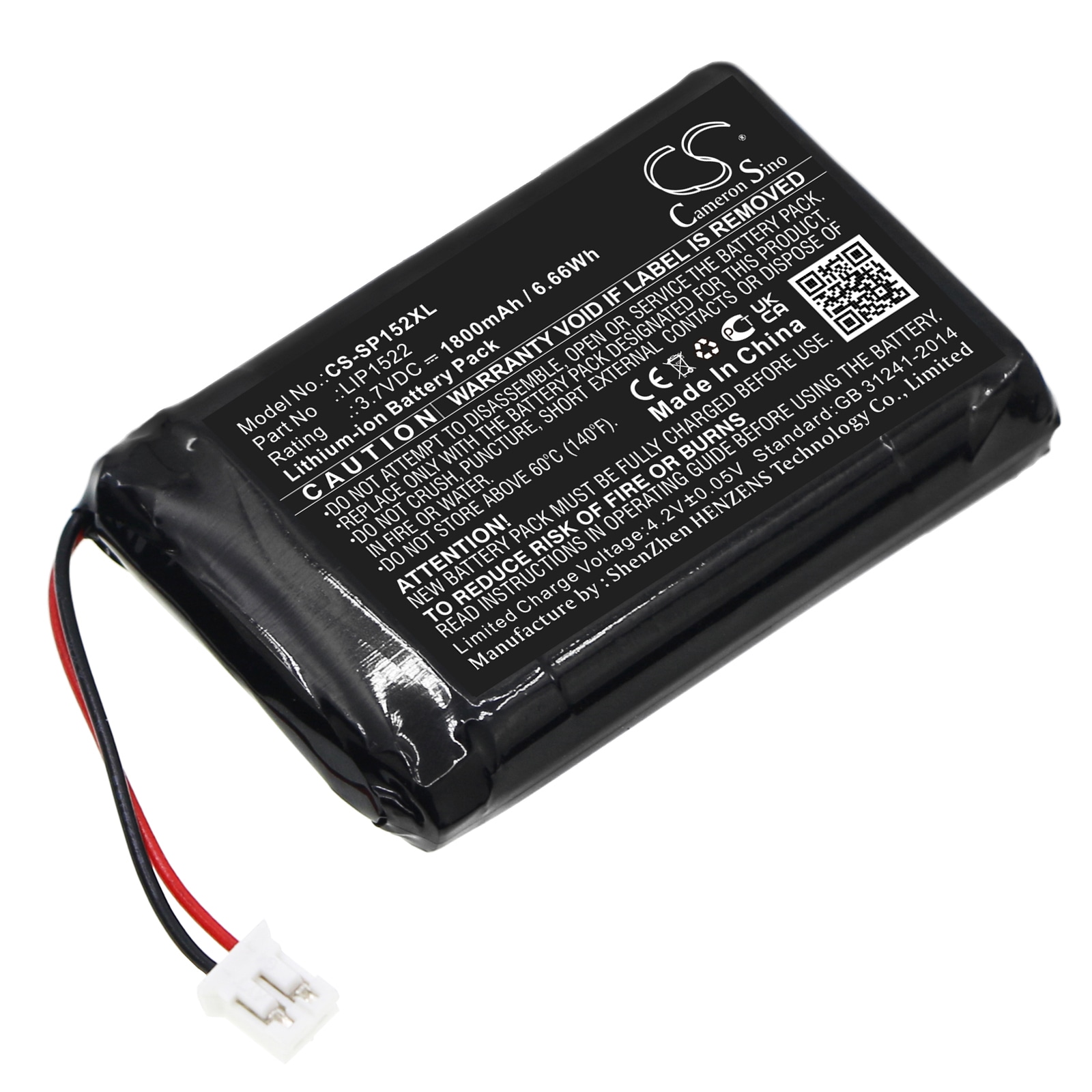 Batteri til spilkonsol til Sony Dualshock 4 Wireless Controller, CUH-ZCT1H og andre.