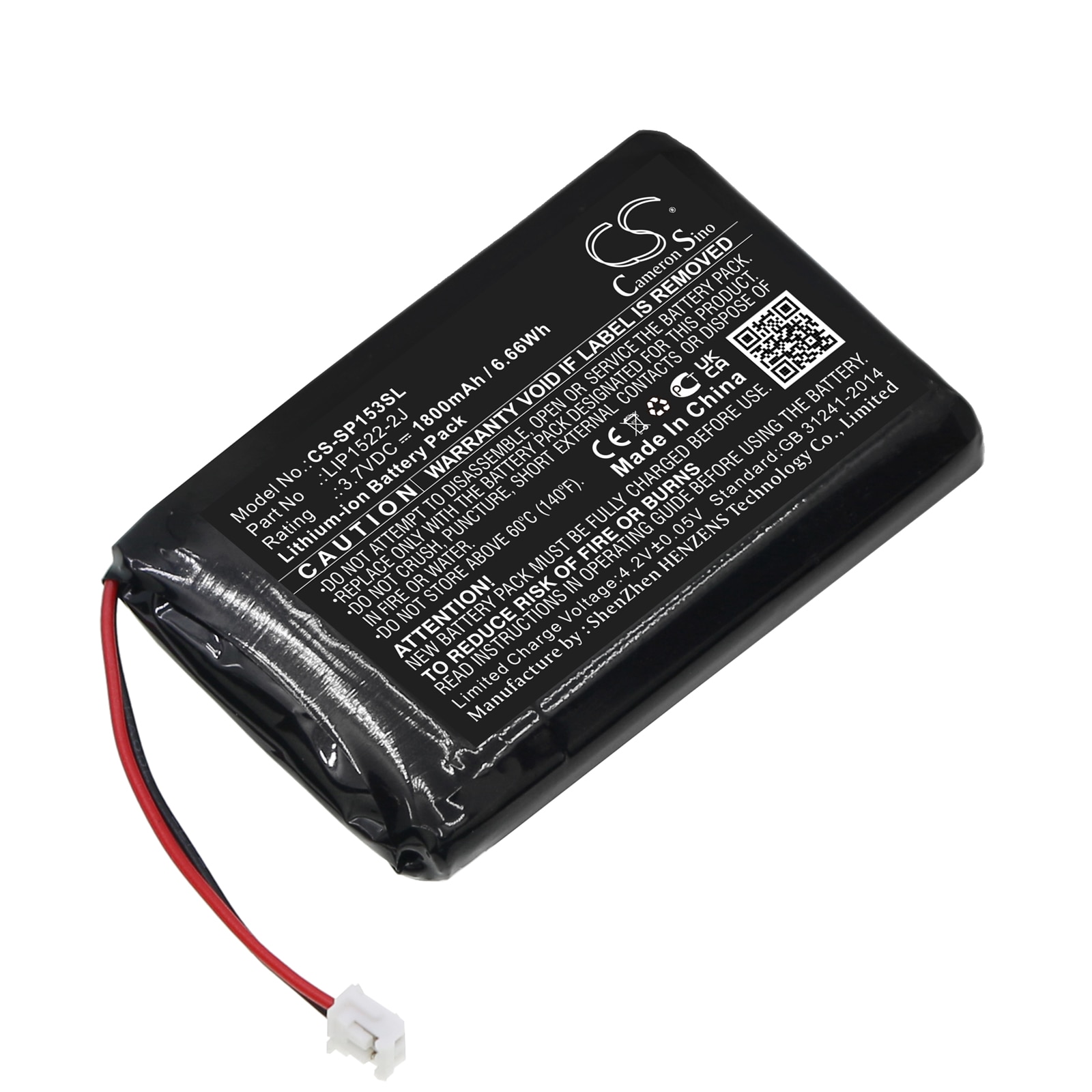 Batteri til spilkonsol til Sony CUH-ZCT2H, CUH-ZCT2J, CUH-ZCT2J11 og andre.