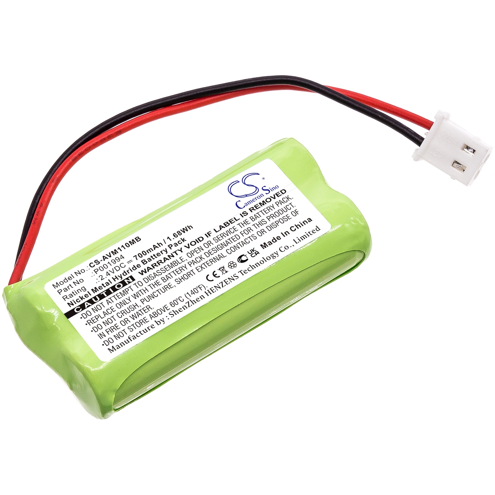 Batteri til BabyPhone til Alecto DBX-111