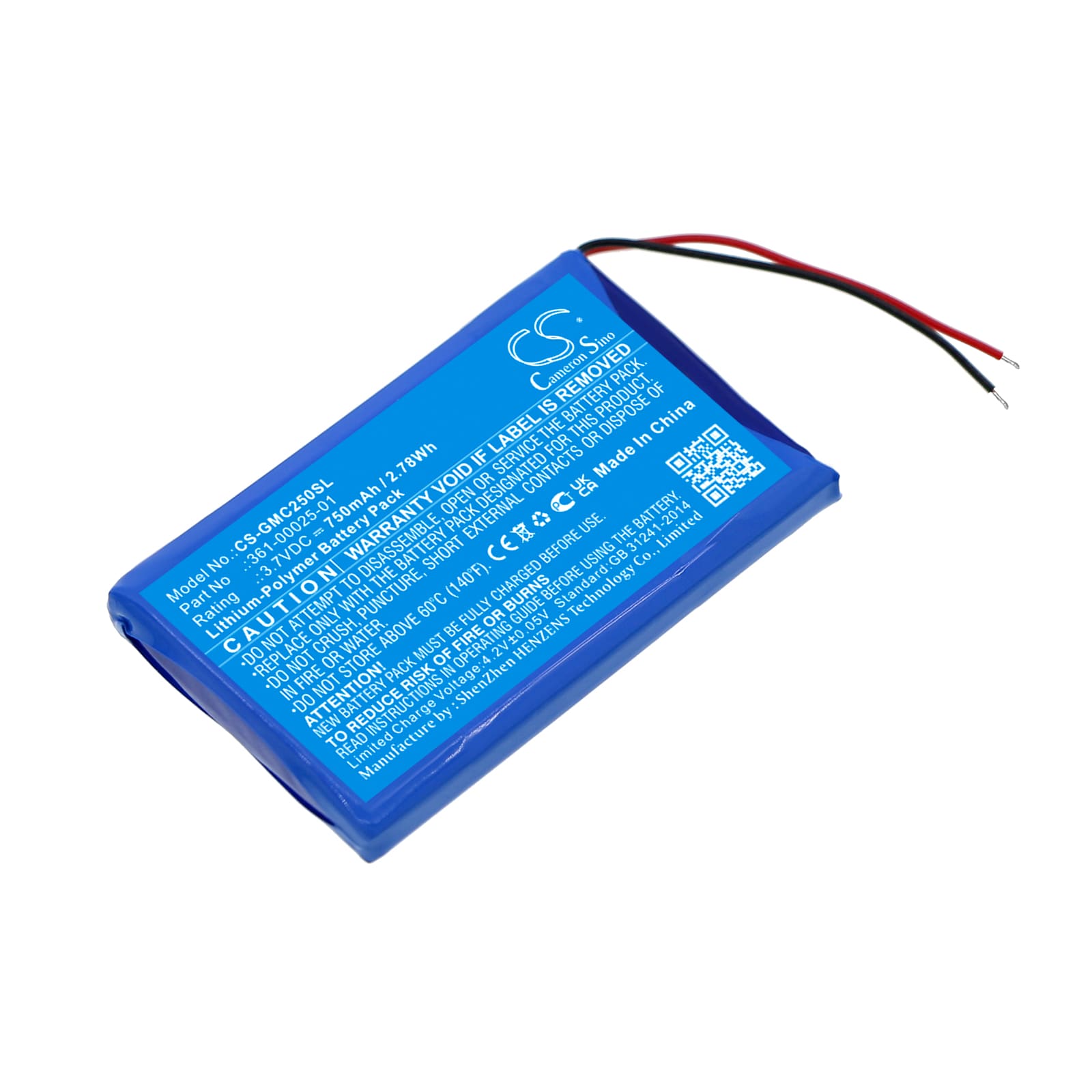 Batteri til Dashcam til Garmin DashCam 25