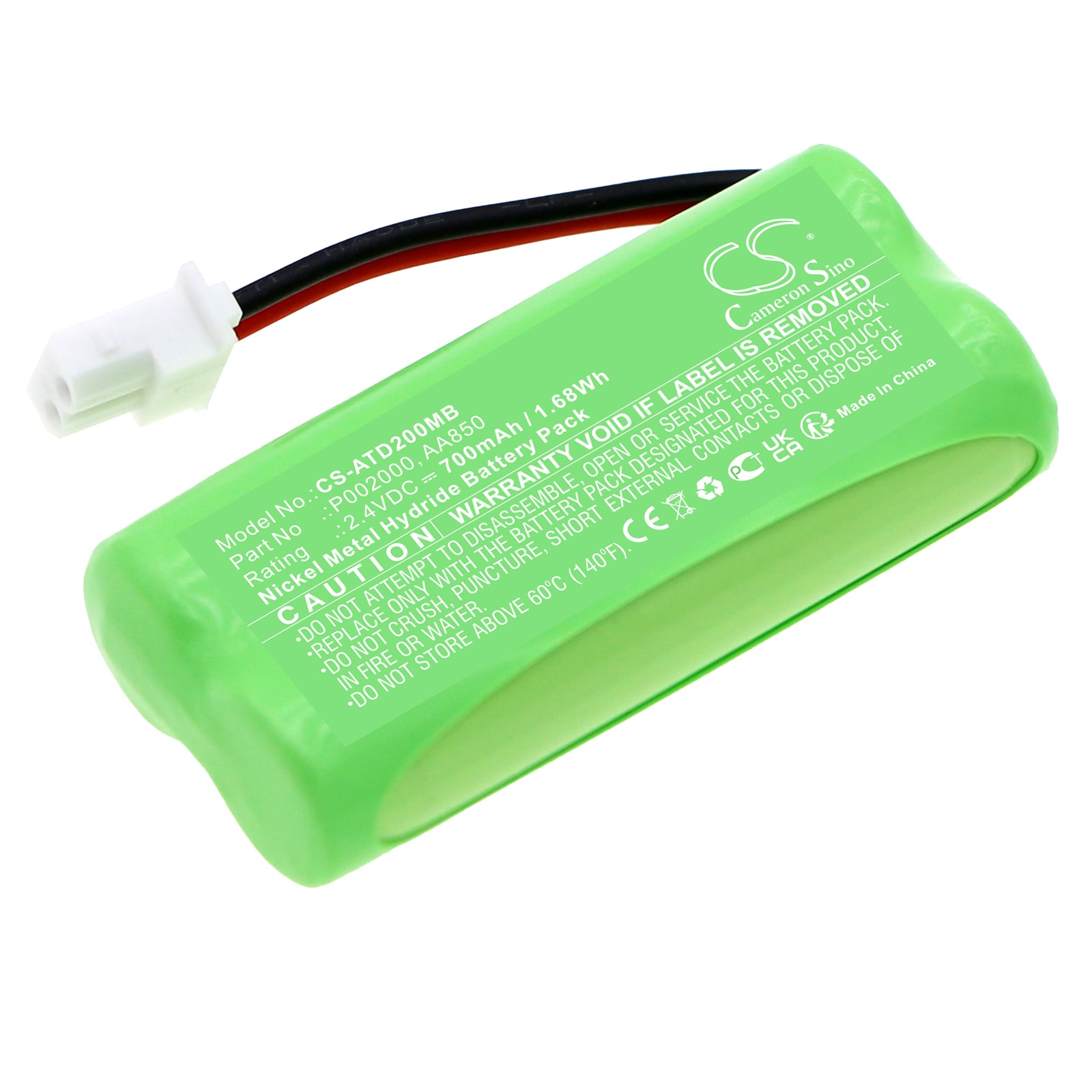 Batteri til BabyPhone til Alecto DBX-20