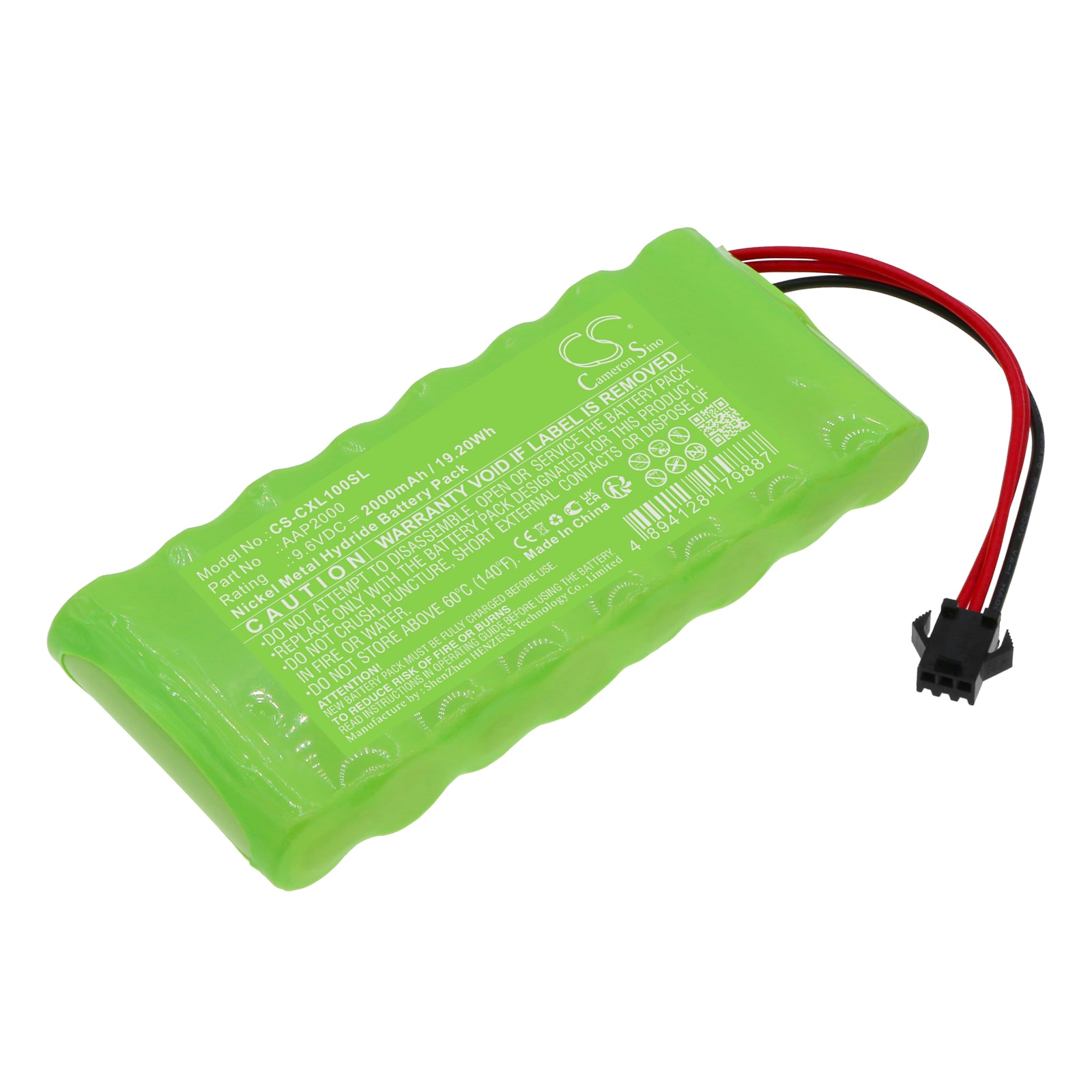 Batteri til timer til Compumatic XL1000, XL1000e