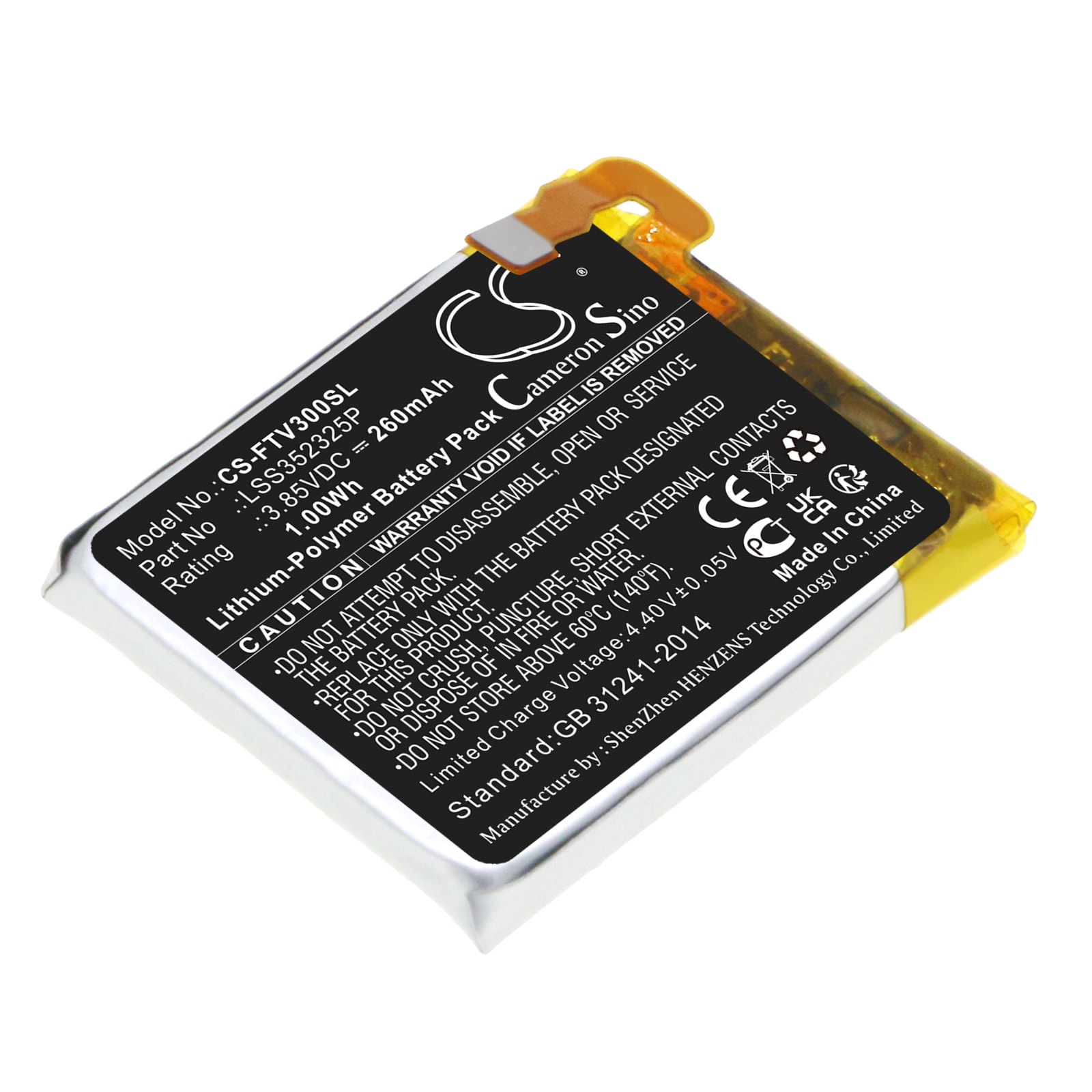 Smartwatch-batteri til Fitbit Versa 3