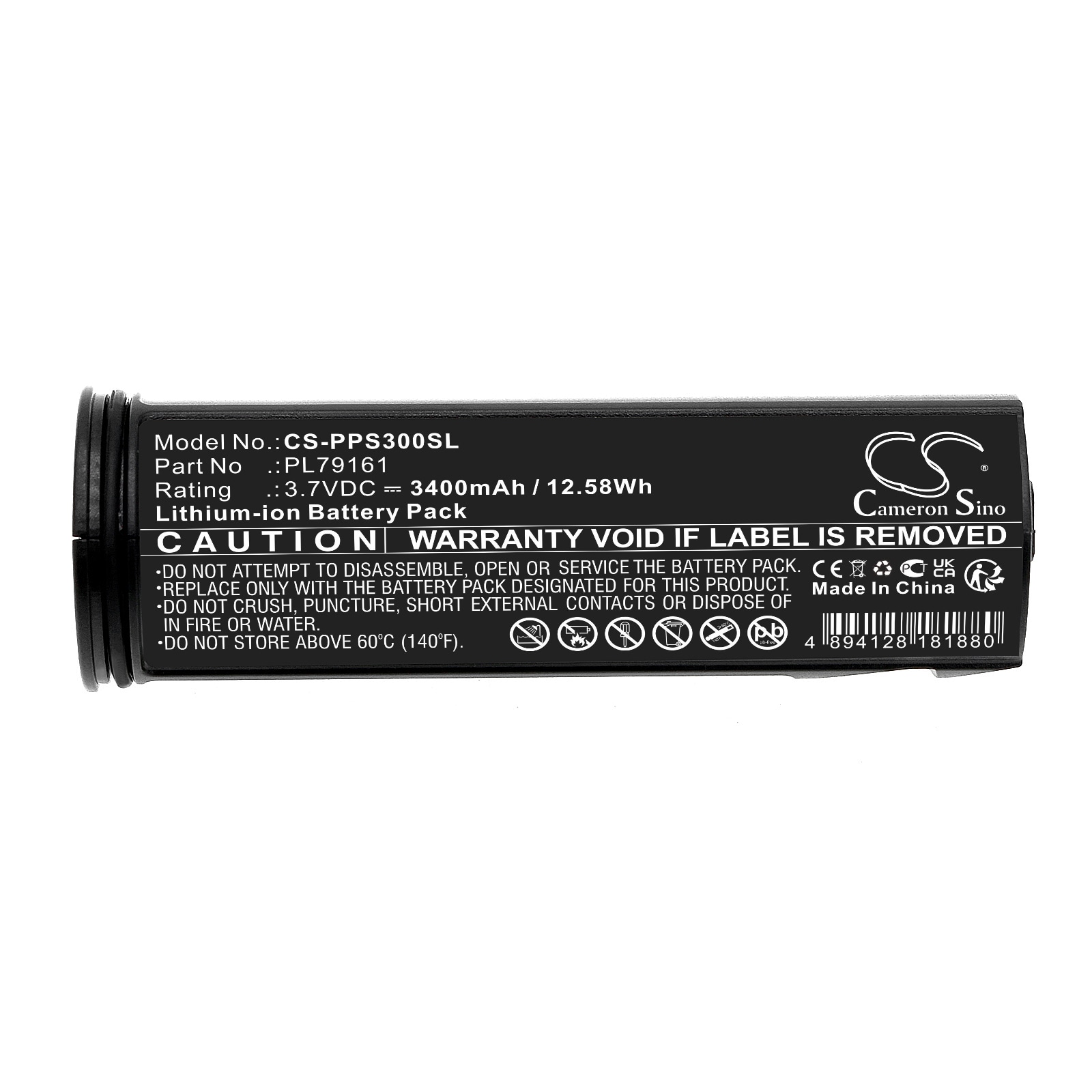 Batteri til teleskop til Pulsar Axion XM, Axion XQ, Axion XQ LRF osv.