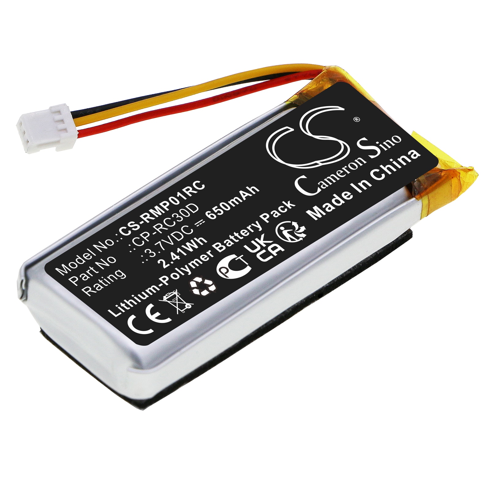 Batteri til tastatur, mus til RAZER NAGA PRO, RZ01-03420, RZ01-034200100 og andre.