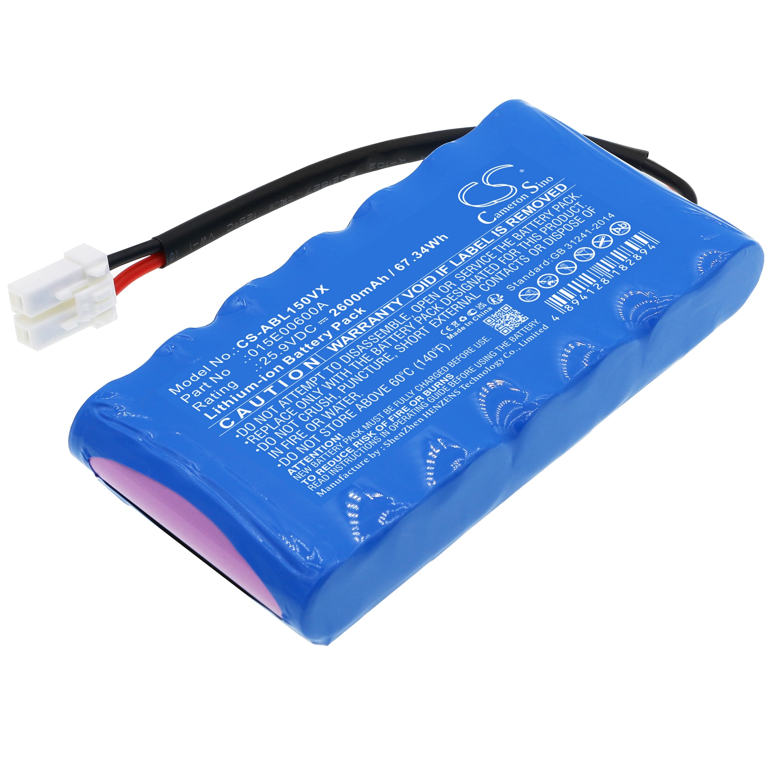 Batteri til plæneklippere til Wiper Wiper Premium i70, Premium i70 700 m² Bluetooth og andre