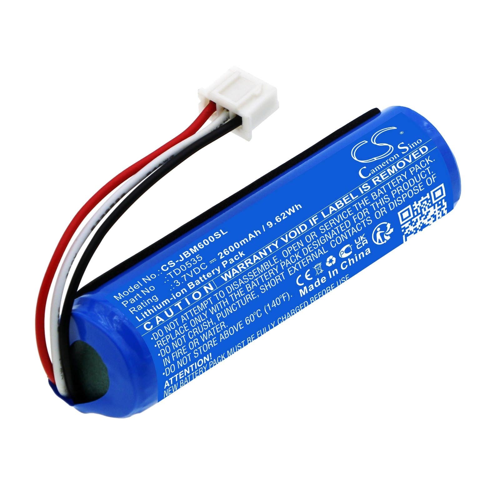 Batteri til mikrofon til JBL KMC 600