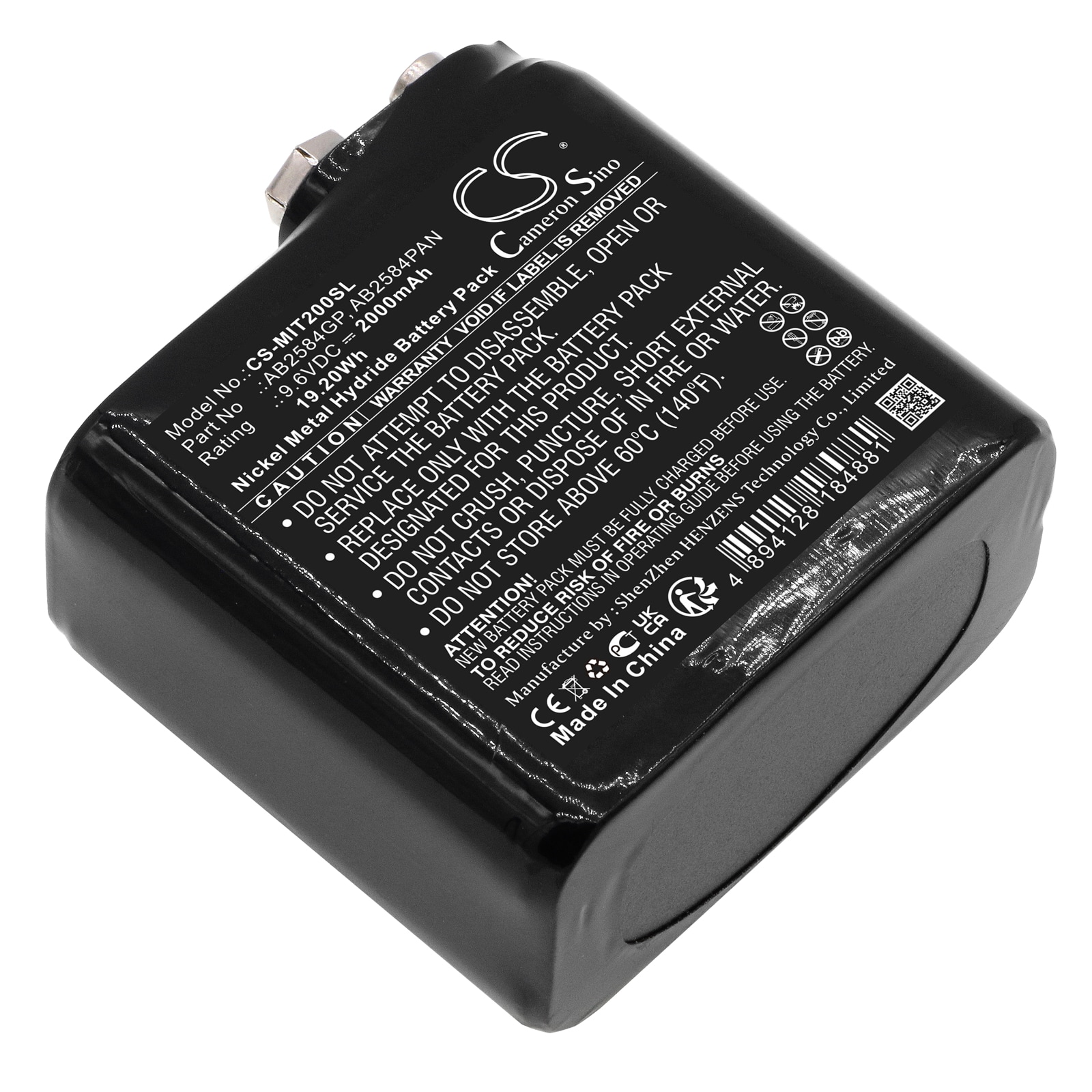 Batteri til smart home til Megger Time Domain Reflectometer TDR2000/2P, TDR2000-C