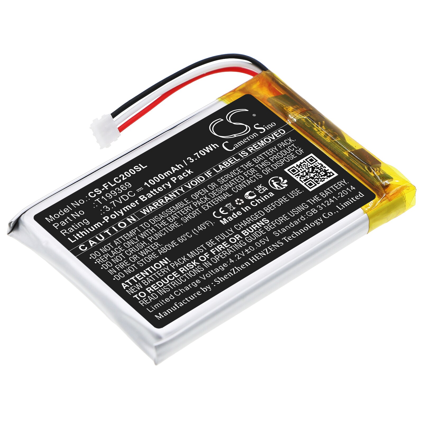 Batteri til termisk kamera til FLIR C2, C3