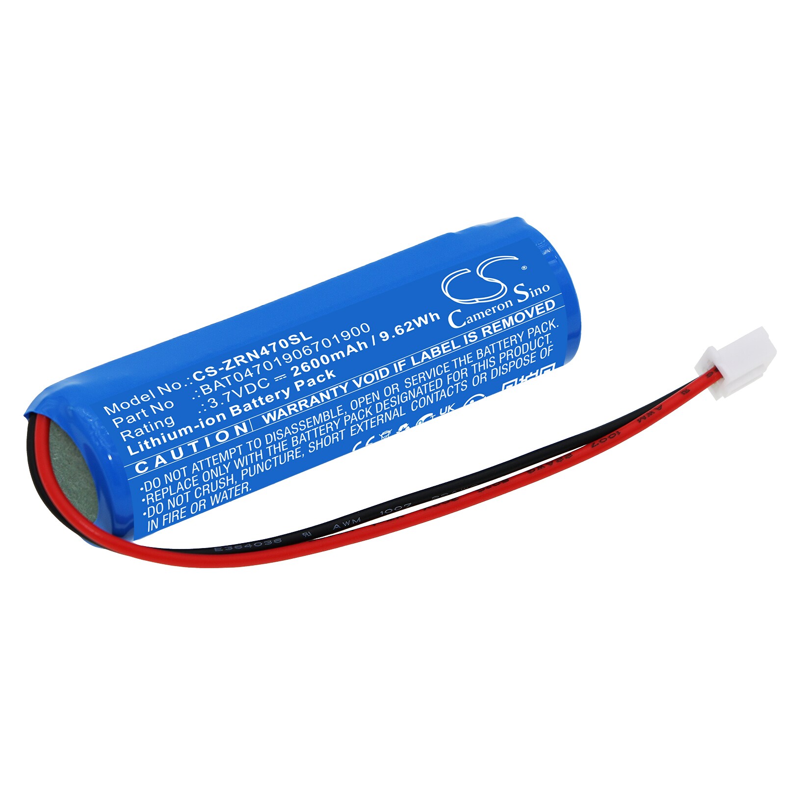Batteri til bærbar Led-bordlampe til Zafferano Pina Pro, Push up, Home osv.