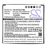 Batteri til kropskamera til Hikvision DS-MH2311, DS-MH1310-N1, DSJ-HIKN1A1