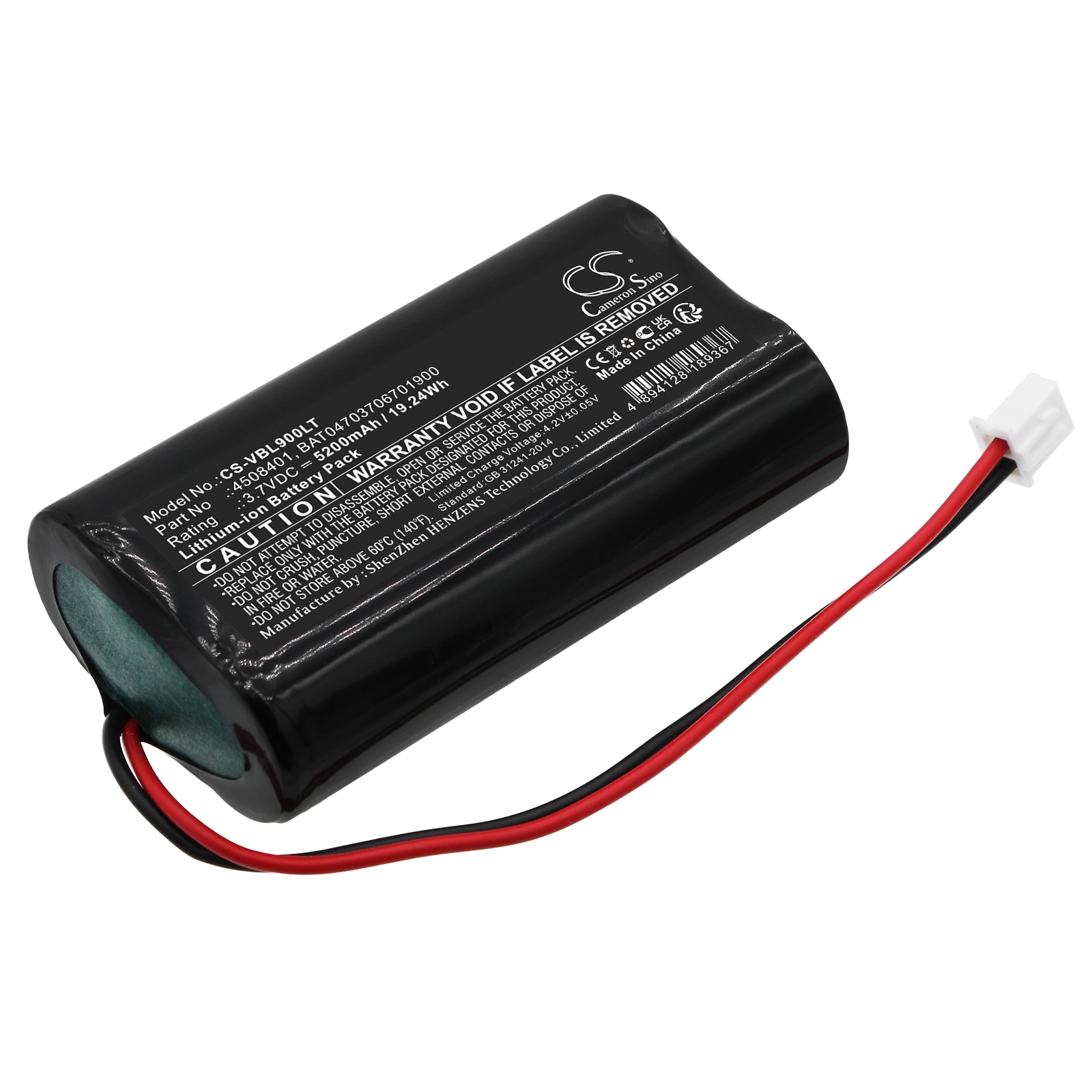 Batteri til bærbar Led-bordlampe til Zafferano Dama, Dama Pro, Ofelia osv.