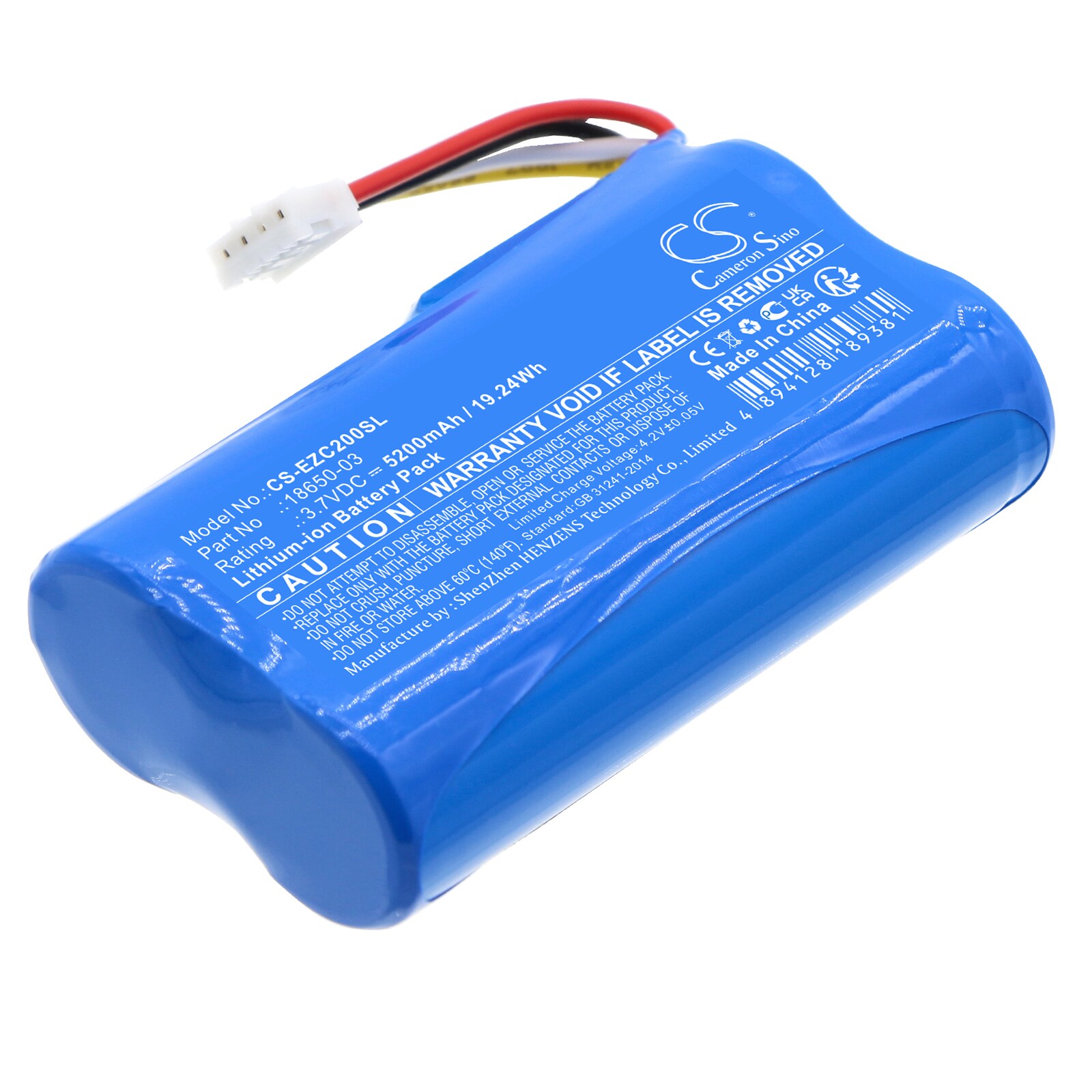 Batteri til sikkerhedskamera til hjemmet til Ezviz DB2C