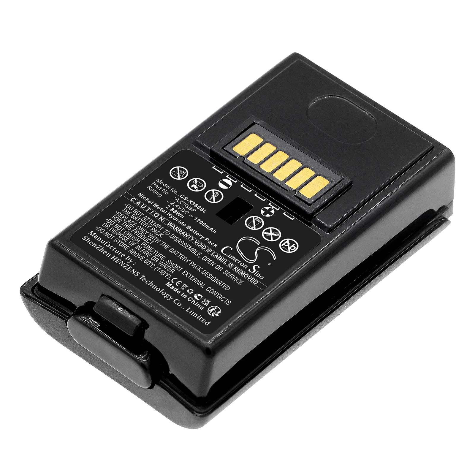 Batteri til spilkonsol til Microsoft Xbox X360