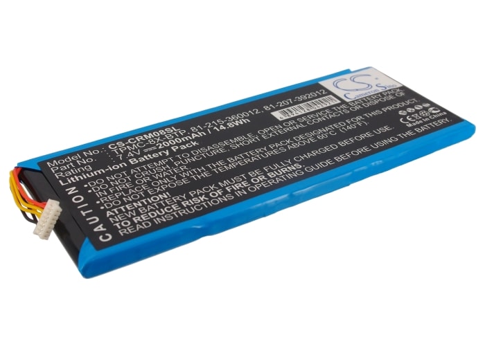 Batteri til fjernbetjening til Crestron TPMC-8X, TPMC-8X WiFi, 6502269