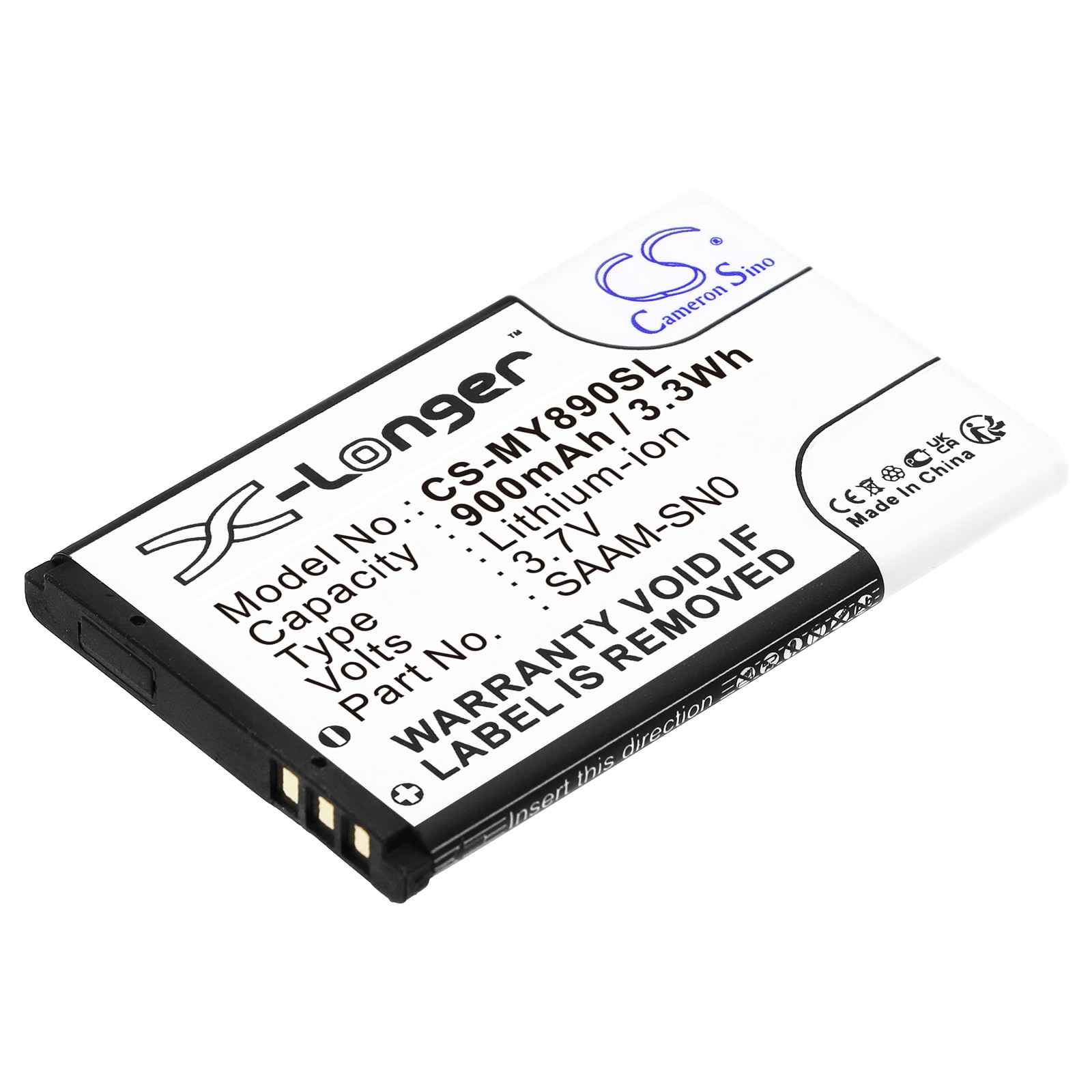 Batteri til ZiO Dual D1, Lupus L1, Premium P1 spilkonsol
