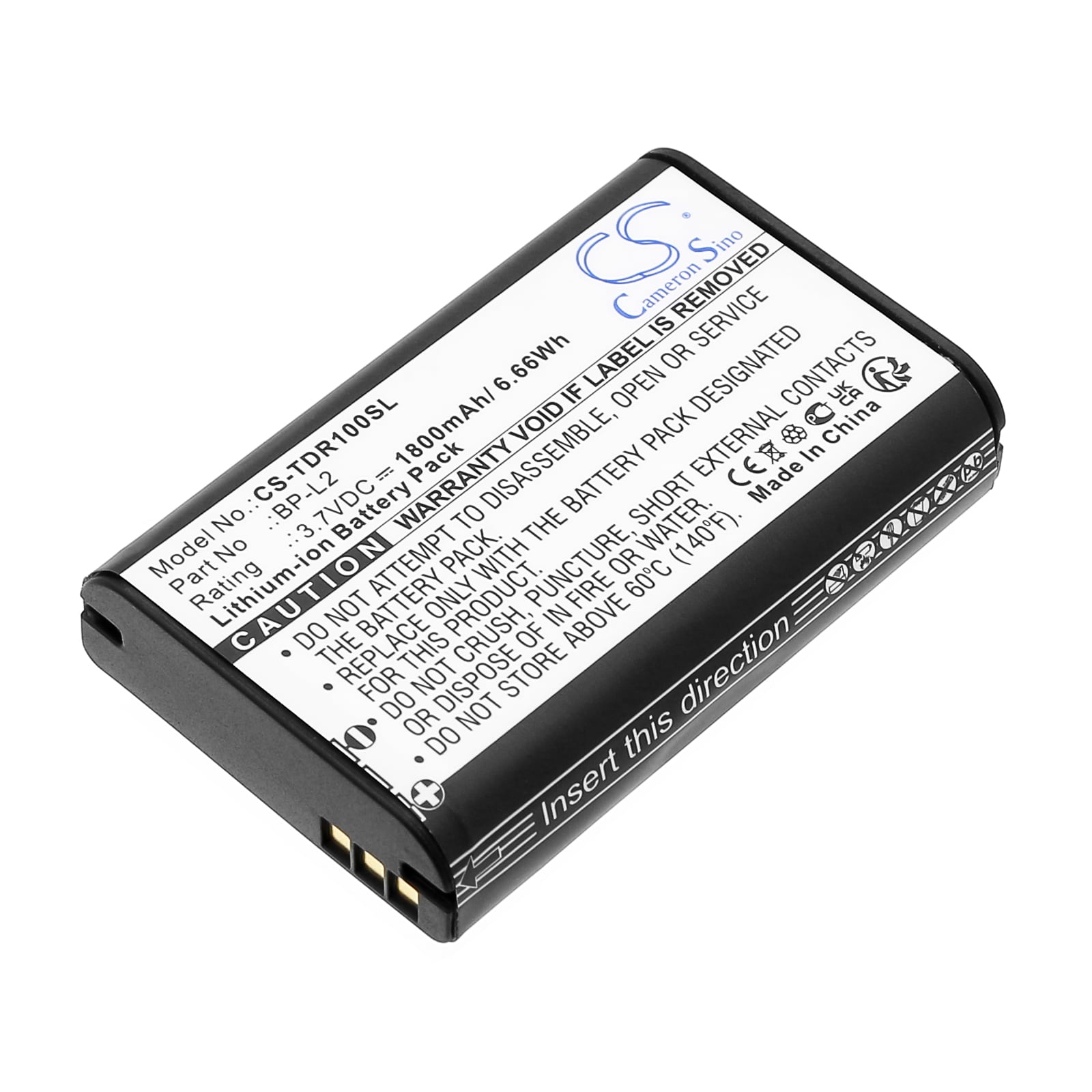 Batteri til optager til Tascam DR-1, GT-R1