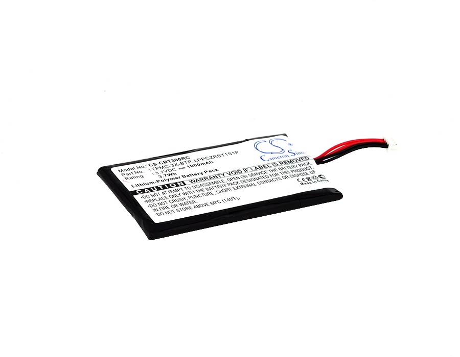 Batteri til fjernbetjening til Crestron TPMC-3X Touch Panel, PTX3, MTX-3 osv.