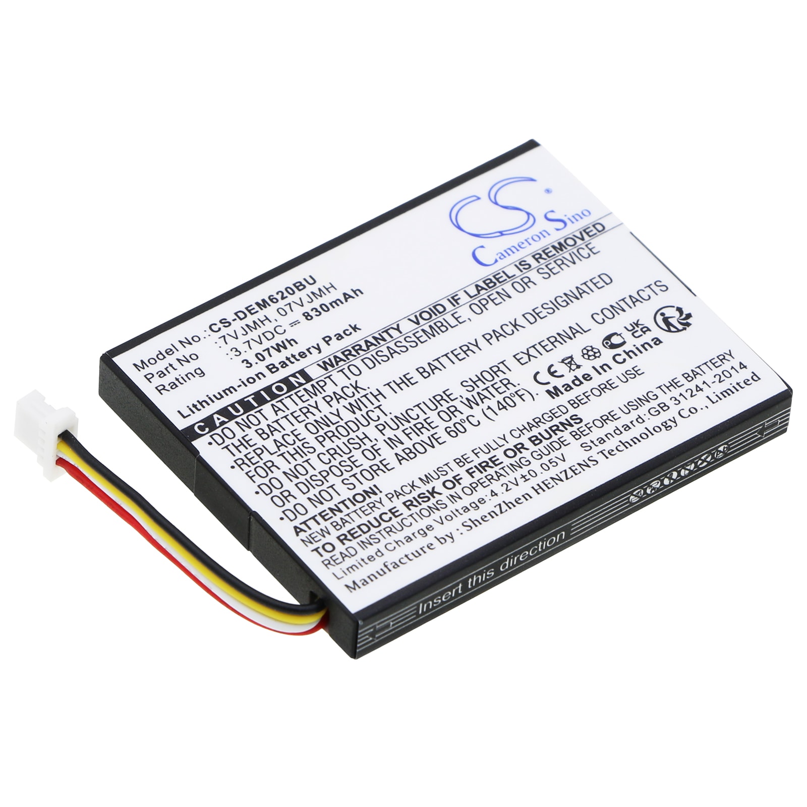 Batteri til RAID-controller til DELL PowerEdge M620, PowerEdge R320, PowerEdge R420 og andre.