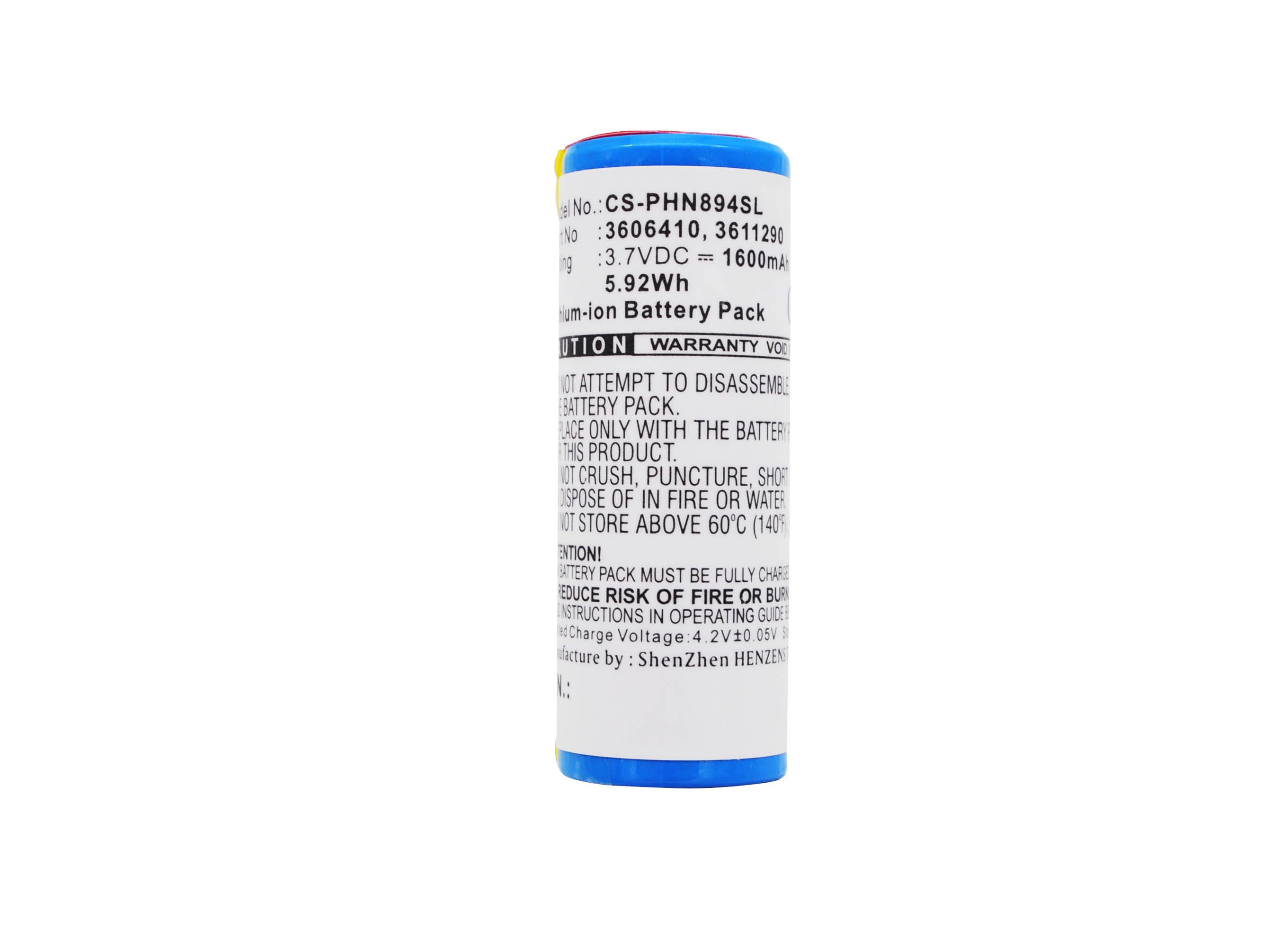 Batteri til barbermaskine til Philips 8892XL, HQ8894, 8894XL og andre.