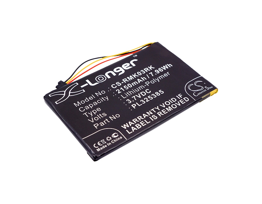 Batteri til tastatur, mus til Razer Turret Gaming Lapboard, RZ03-0133, RZ84-01330100