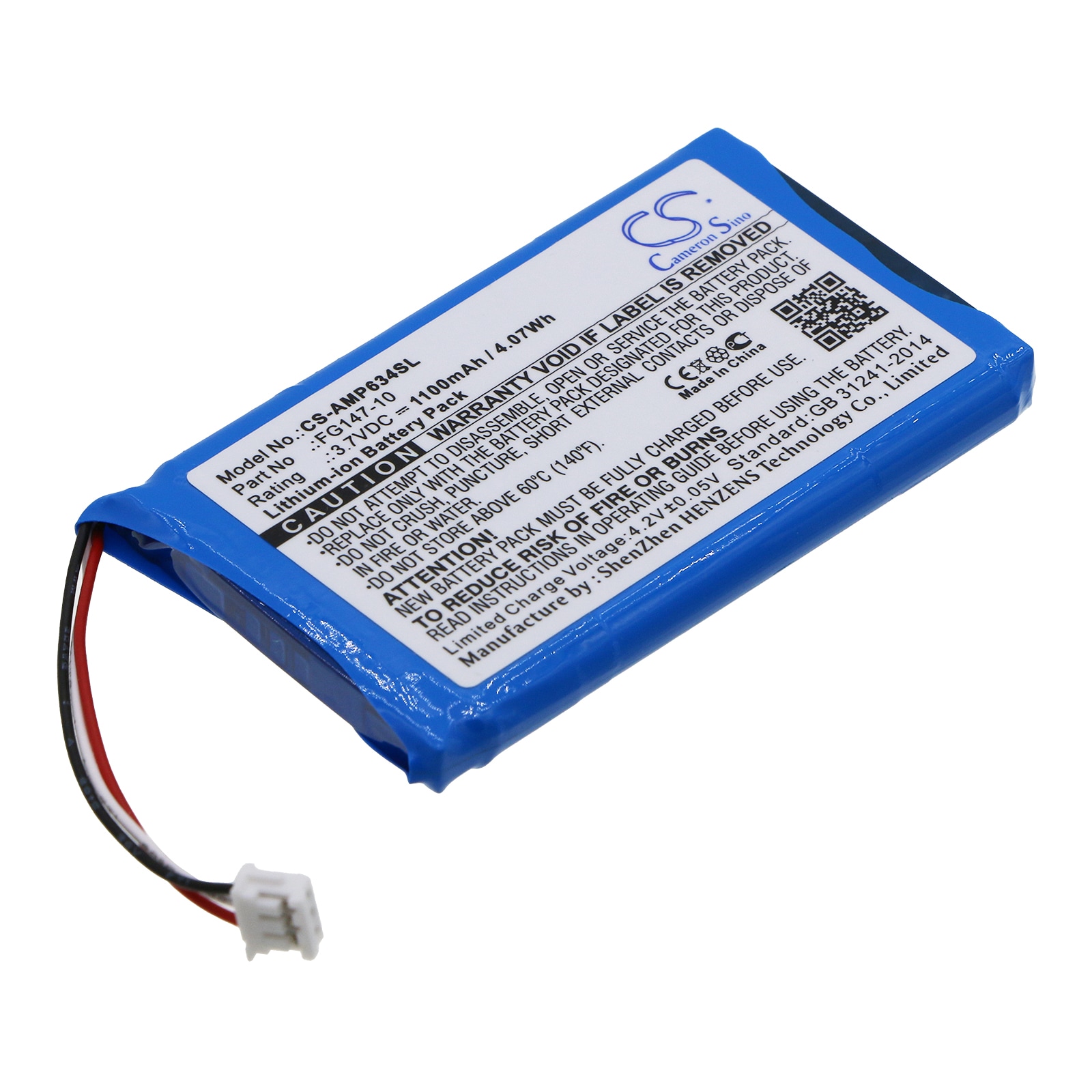 Batteri til fjernbetjening til AMX RS634, Mio Modero fjernbetjeninger osv.