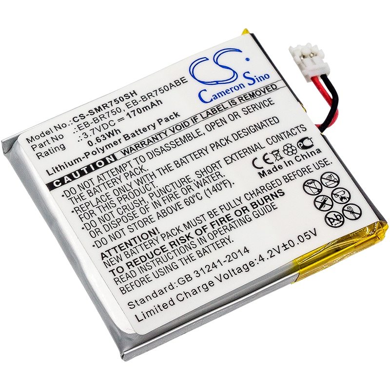 Batteri til Smartwatch til Samsung Gear S, Galaxy Gear S R750, SM-R750V og andre.