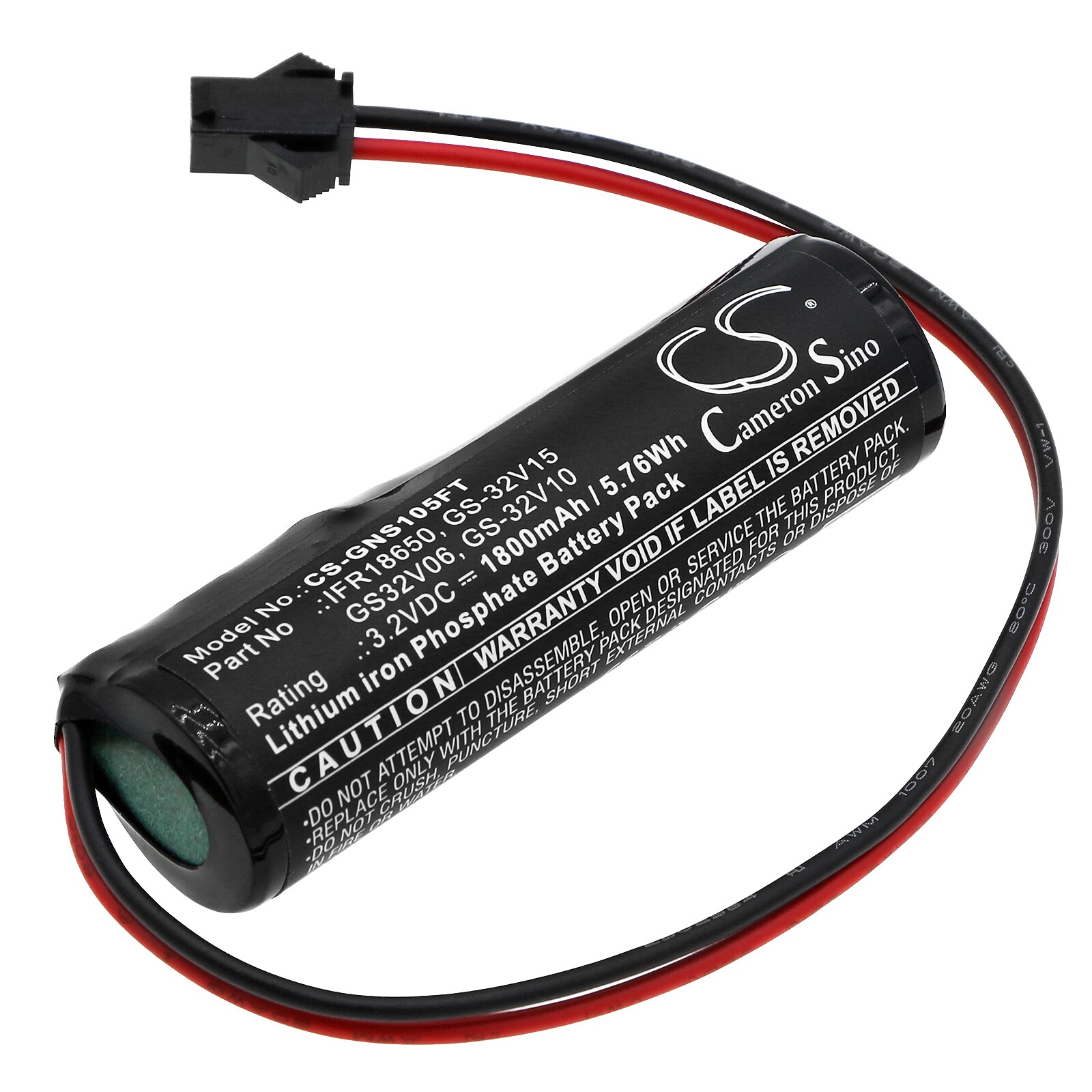Batteri til solcellebatteri til Gama Sonic GS-5, GS-6, GS-52 osv.