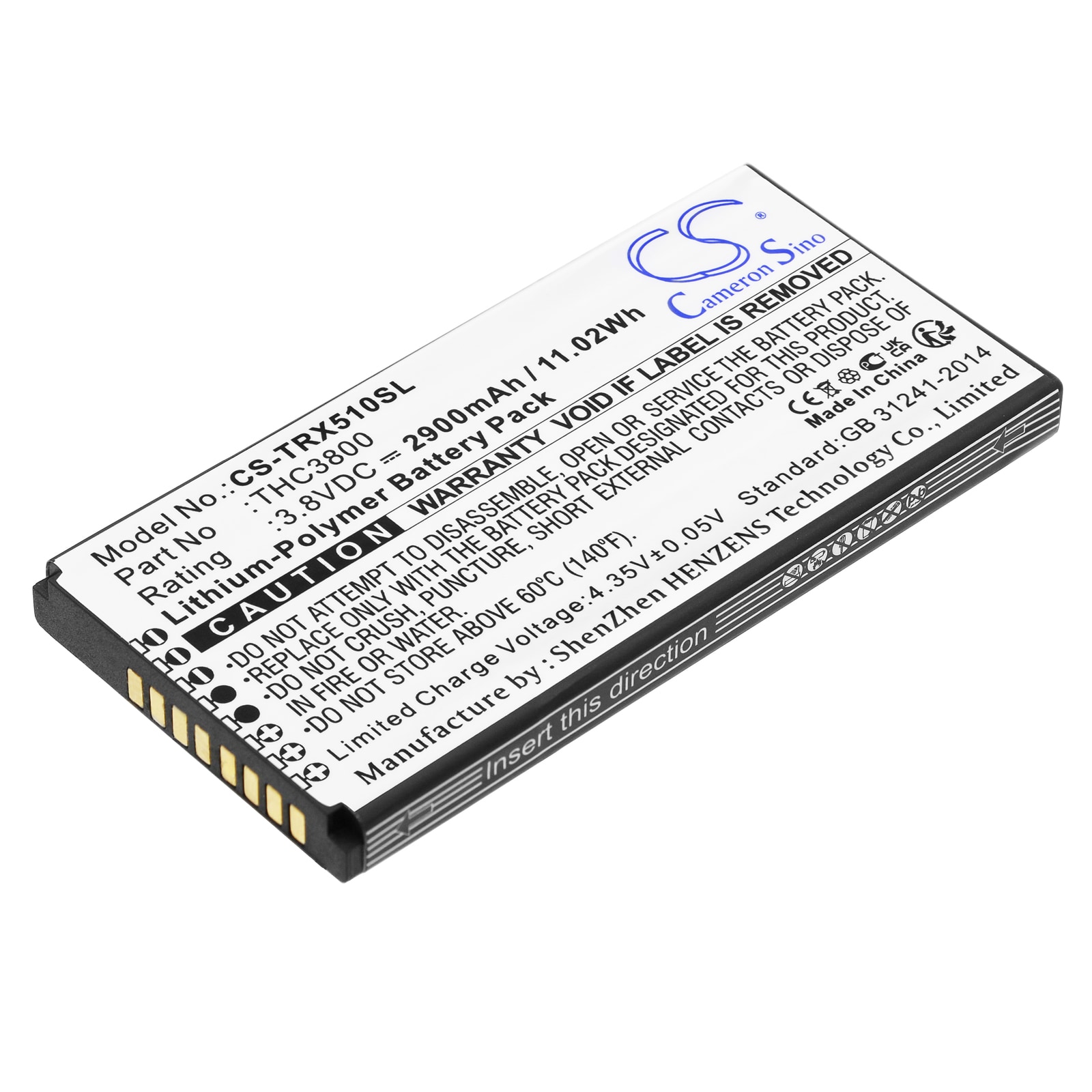Batteri til satellittelefon til Thuraya X5-Touch