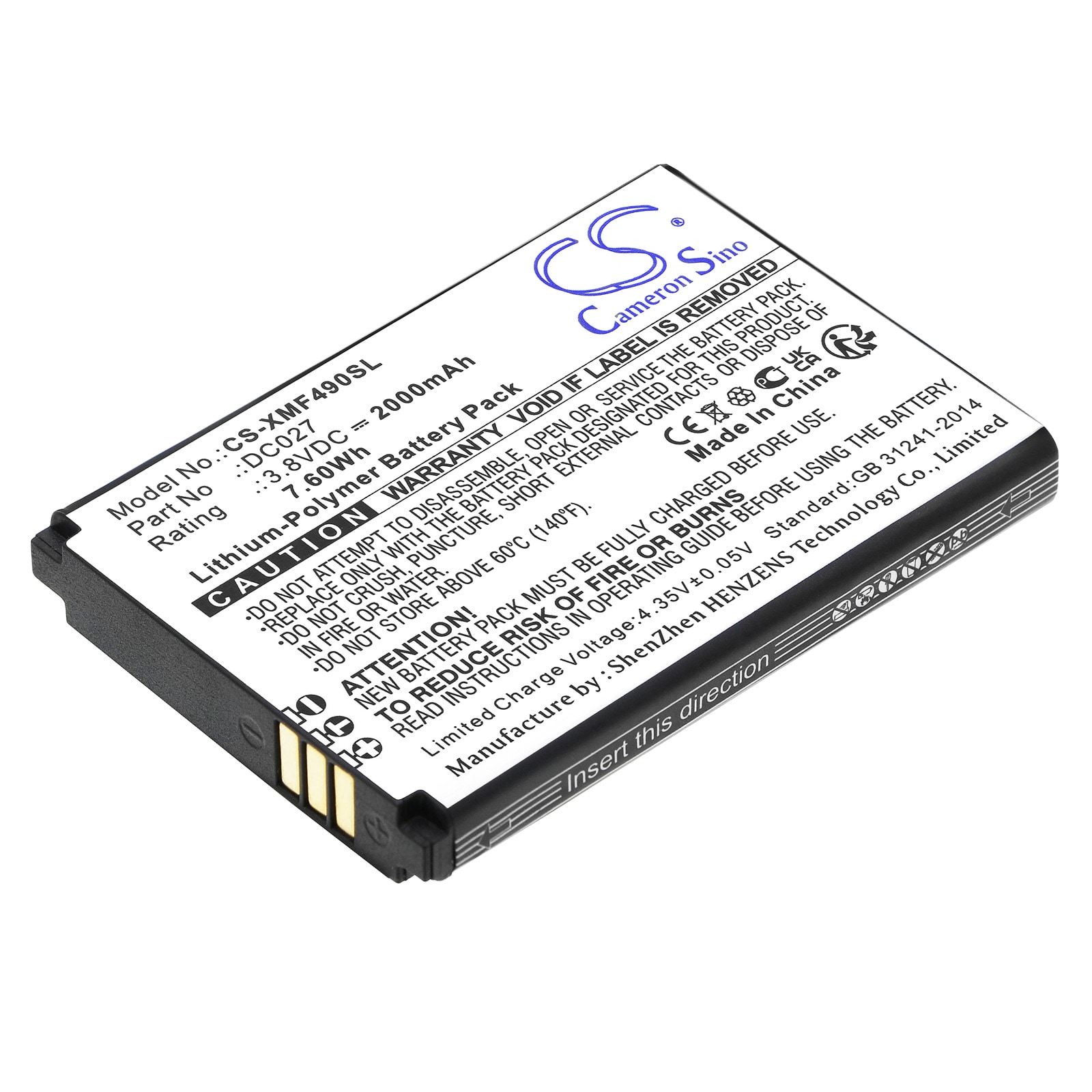 Batteri til hotspot til Xiaomi F490 4G
