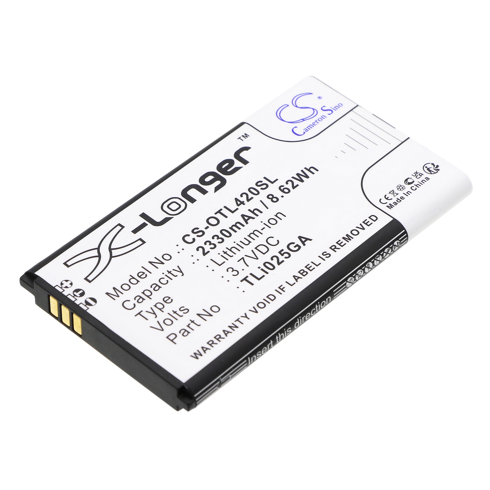 Batteri til hotspot til Alcatel Link Zone, MW42LM
