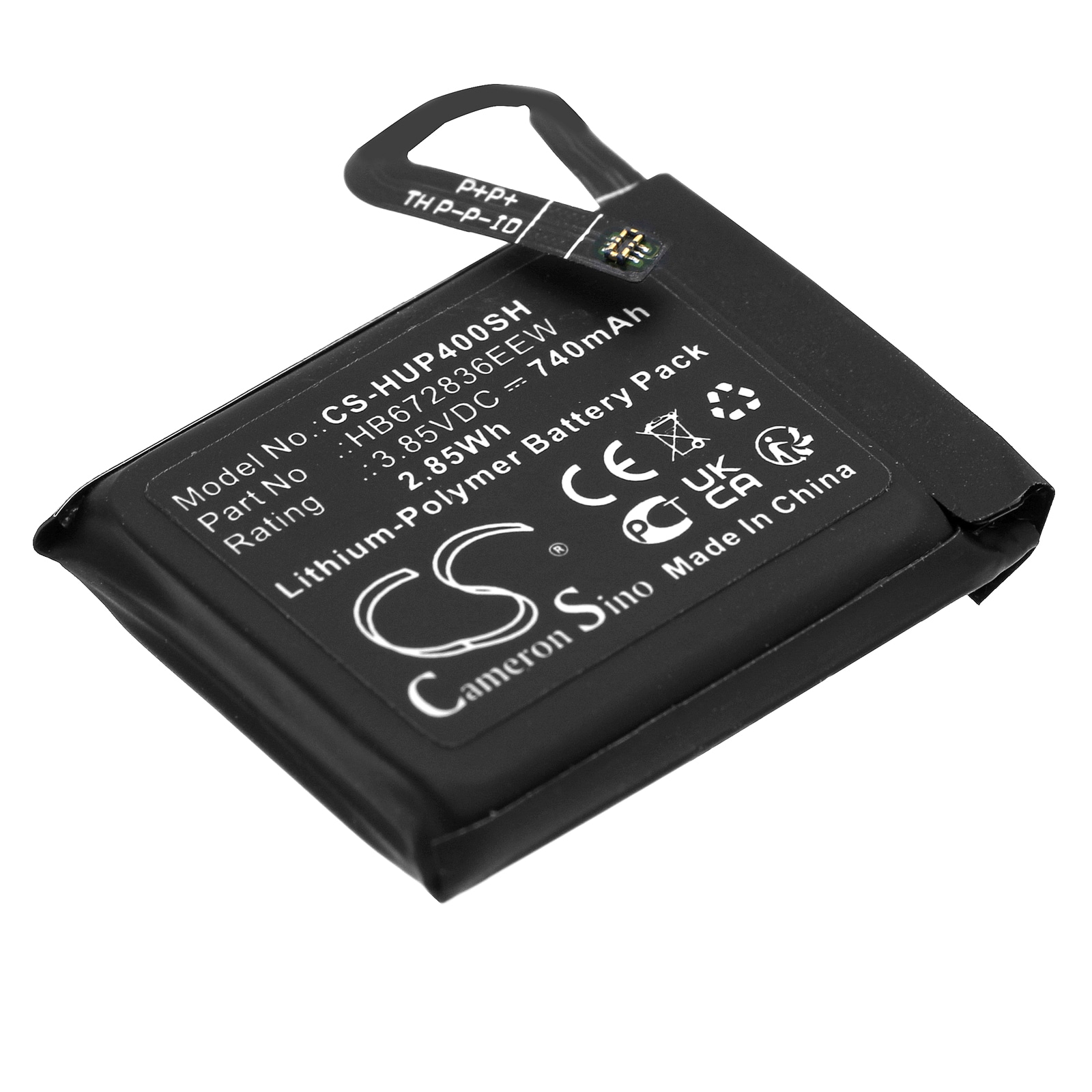 Batteri til smartwatch til Huawei Watch GS Pro, Watch 4x, Watch 4s