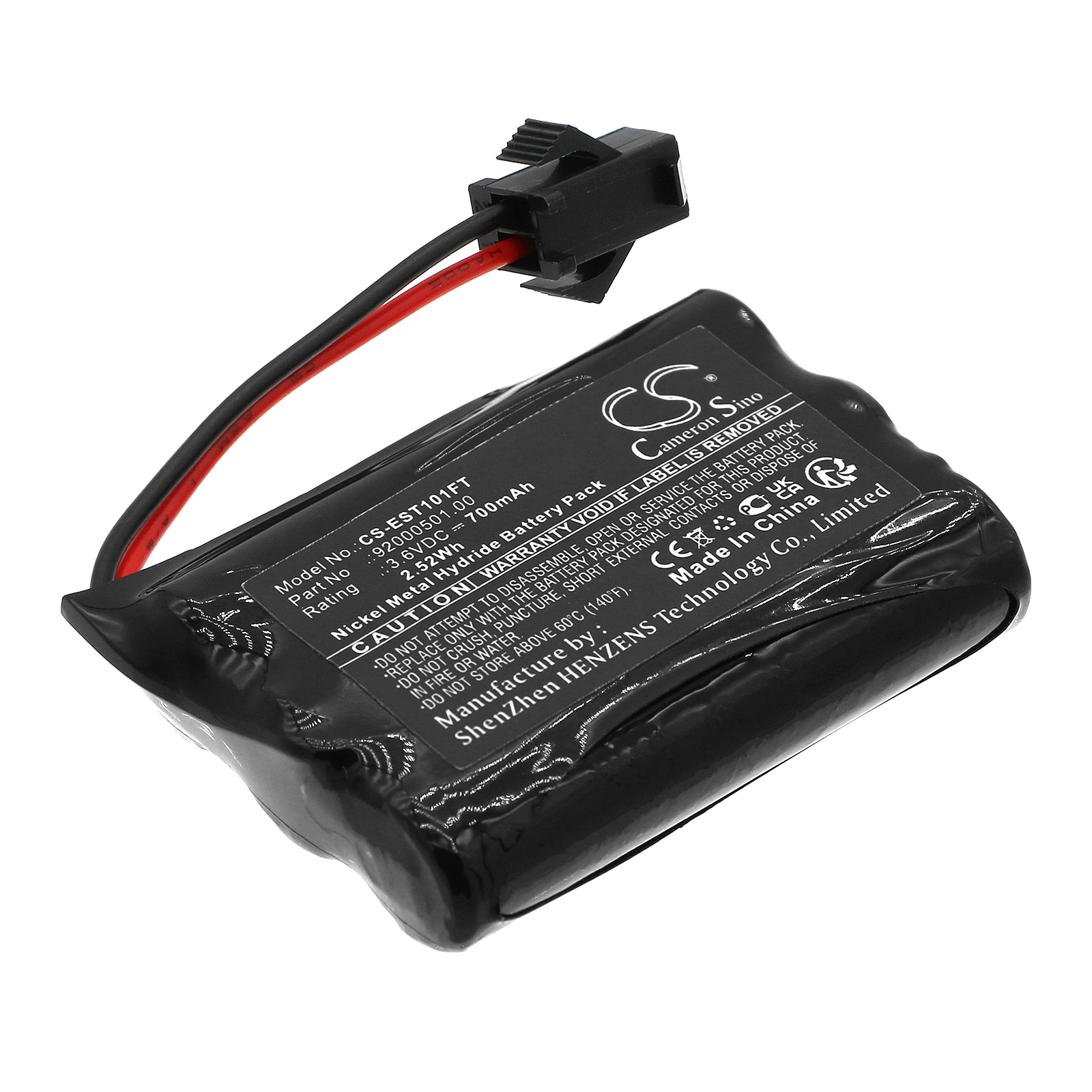 Batteri til solcellebatteri til Esotec 901010