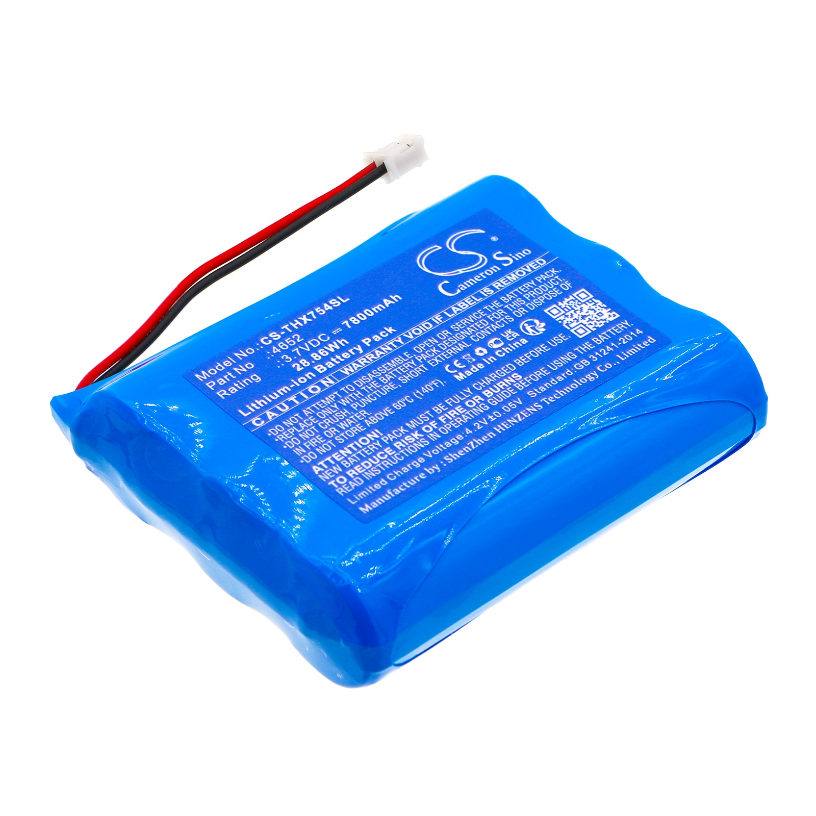 Batteri til hjemmesikkerhedskamera til Technaxx TX-75, Transmitter TX-75, 4648