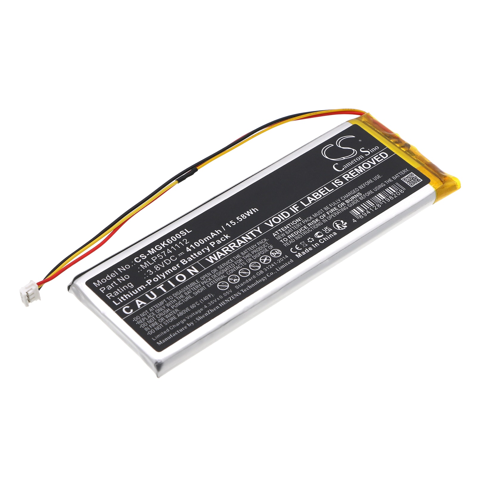 Batteri til tastatur, mus til MelGeek Mojo60