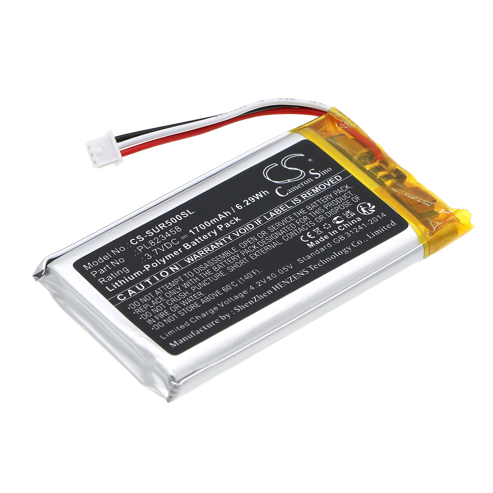 Batteri til fjernbetjening til SAVANT Remote Control 500, SUR-0500