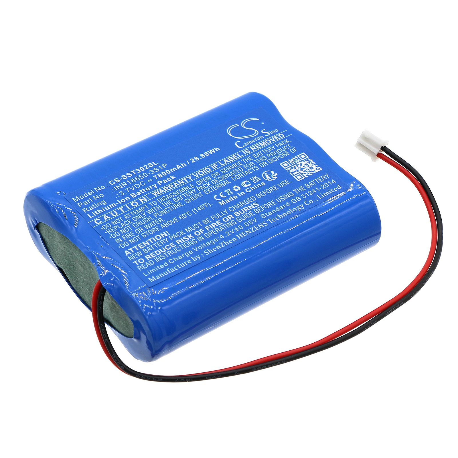 Batteri til kosmetikspejl til Simplehuman ST3024, ST3026, ST3027 osv.